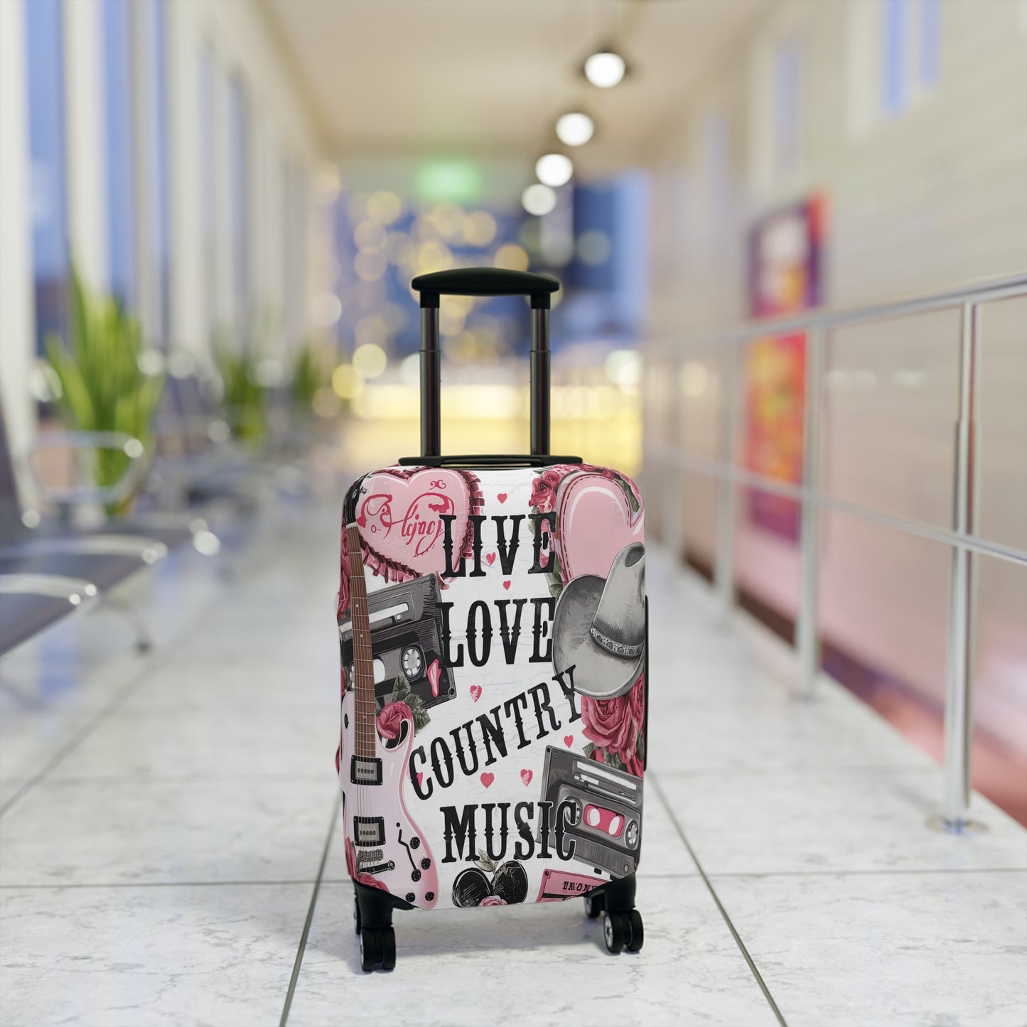 Luggage Cover, Country and Western, Country Girl, Live Love Country Music, awd-1486