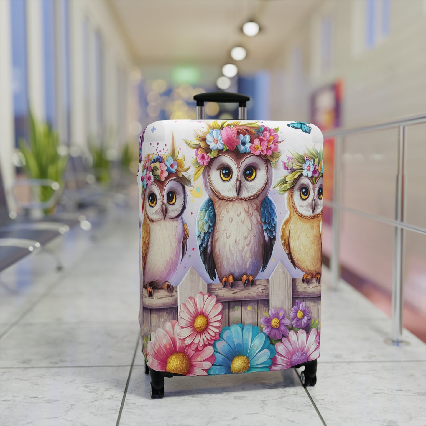 Luggage Cover, Owls, awd-1765