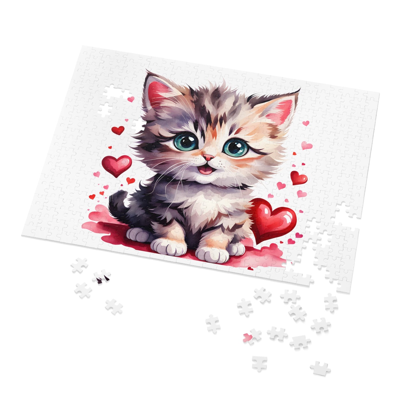 Jigsaw Puzzle, Cat, Personalised/Non-Personalised (30, 110, 252, 500,1000-Piece)