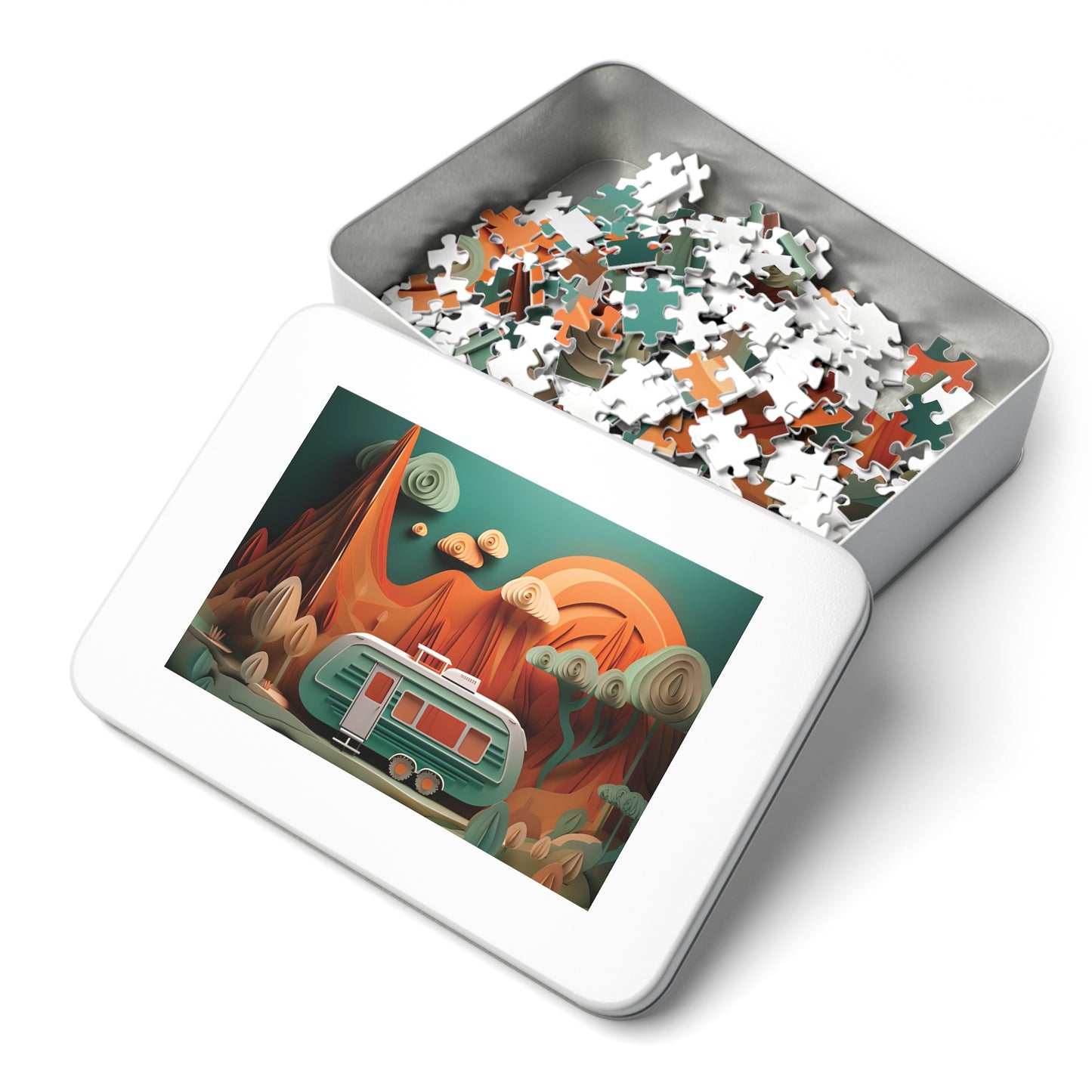 Puzzle, Caravan, Personalised/Non-Personalised (30, 110, 252, 500,1000-Piece) awd-pt-560