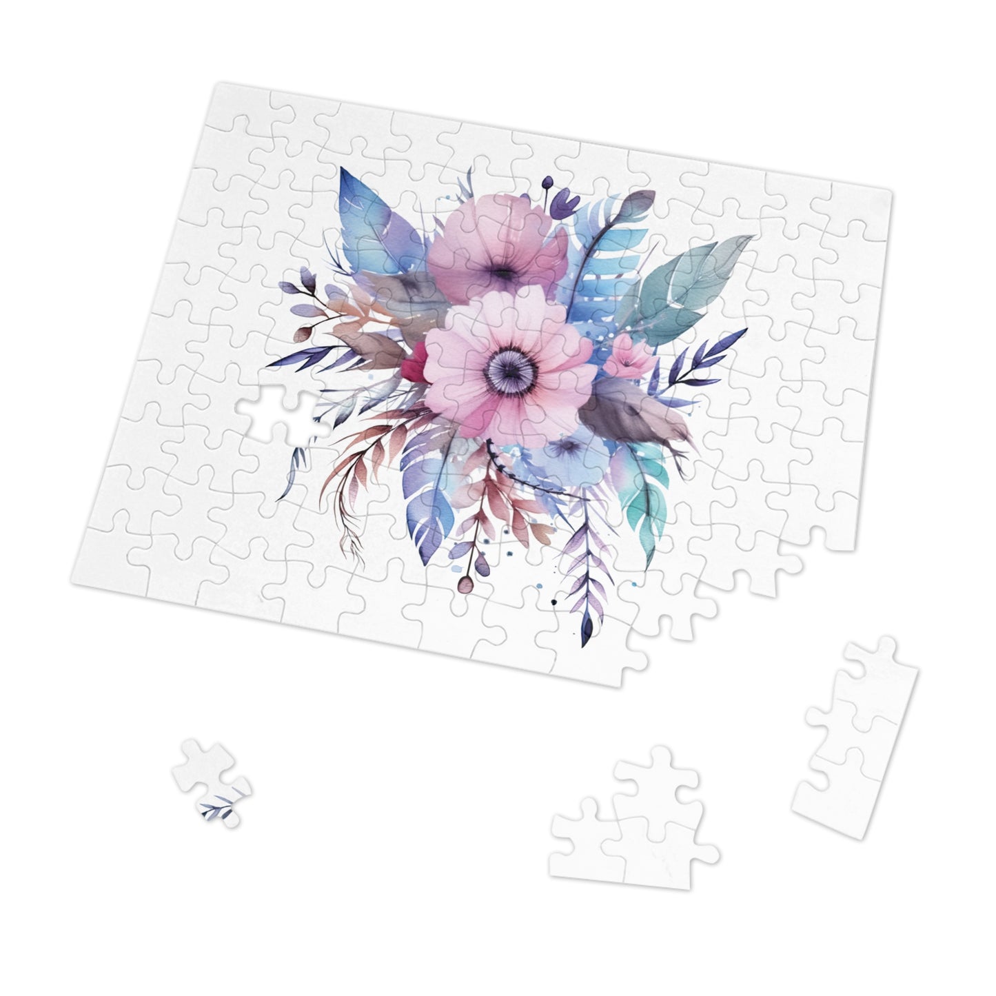 Jigsaw Puzzle, Floral, Personalised/Non-Personalised (30, 110, 252, 500,1000-Piece)