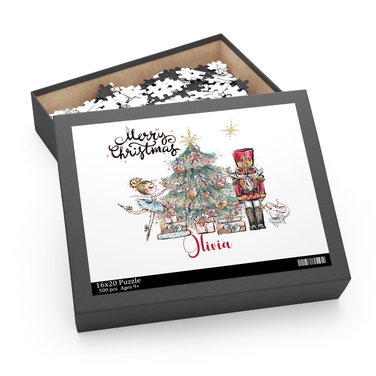 Puzzle, Christmas, Nutcracker, Sugar Plum Fairy, Personalised/Non-Personalised, (120, 252, 500-Piece)