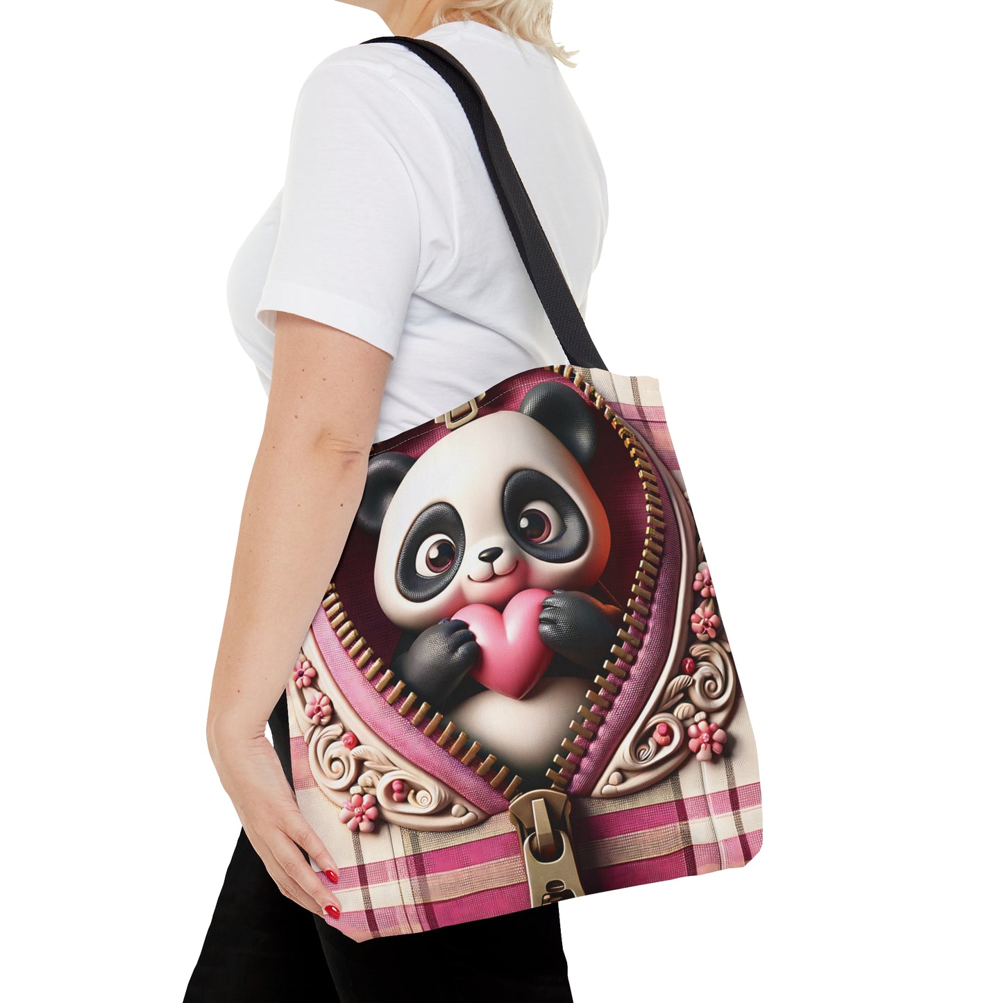 Tote Bag, Panda, Personalised/Non-Personalised Tote bag