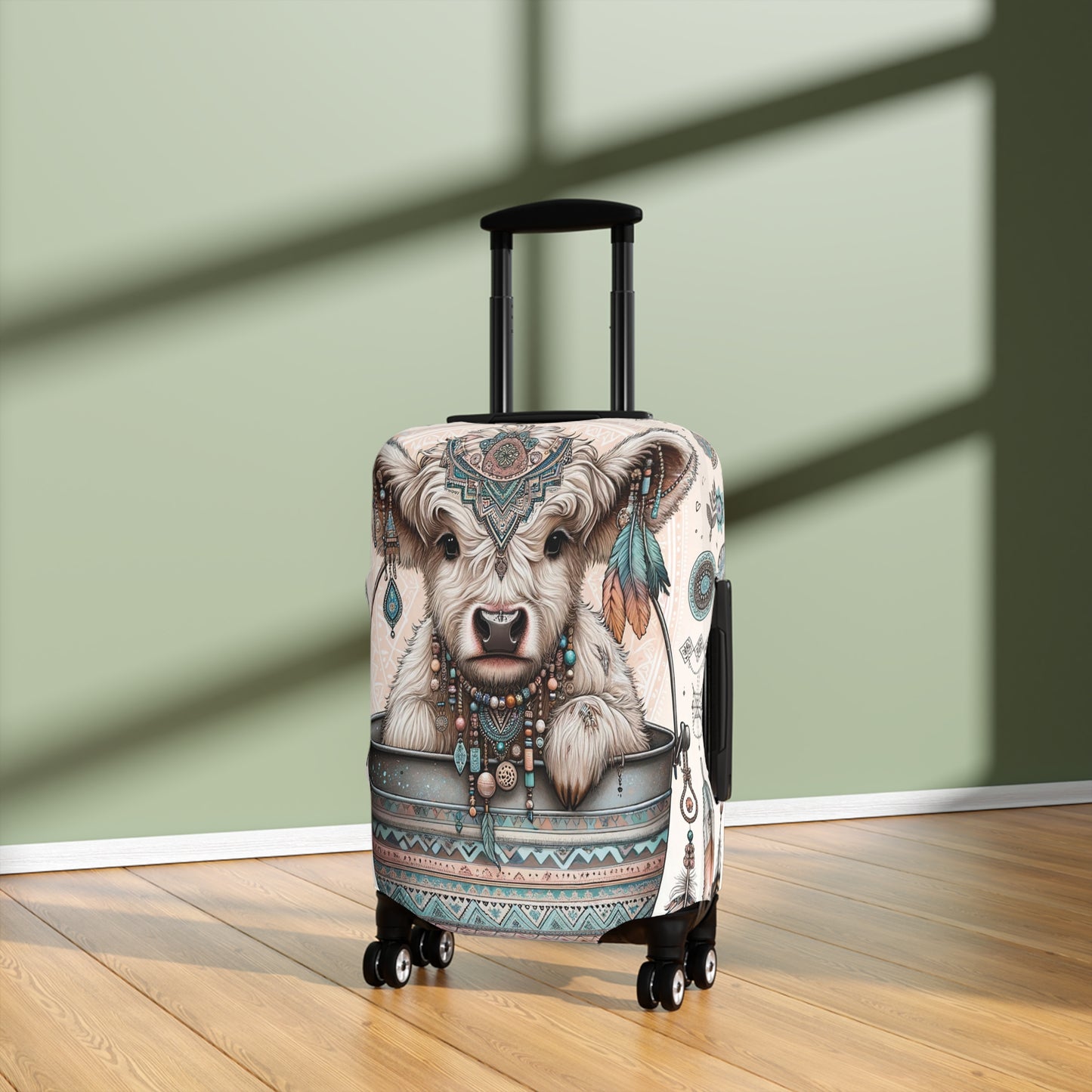 Luggage Cover, Highland Cow, awd-704