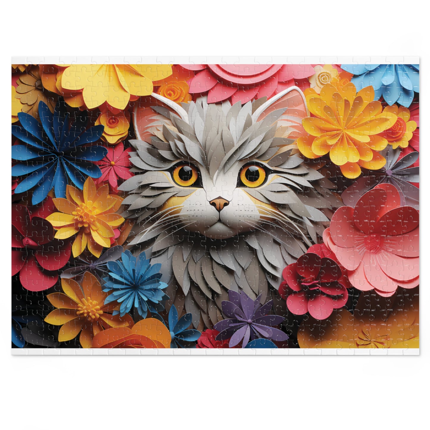 Jigsaw Puzzle, Cat, Personalised/Non-Personalised (30, 110, 252, 500,1000-Piece)