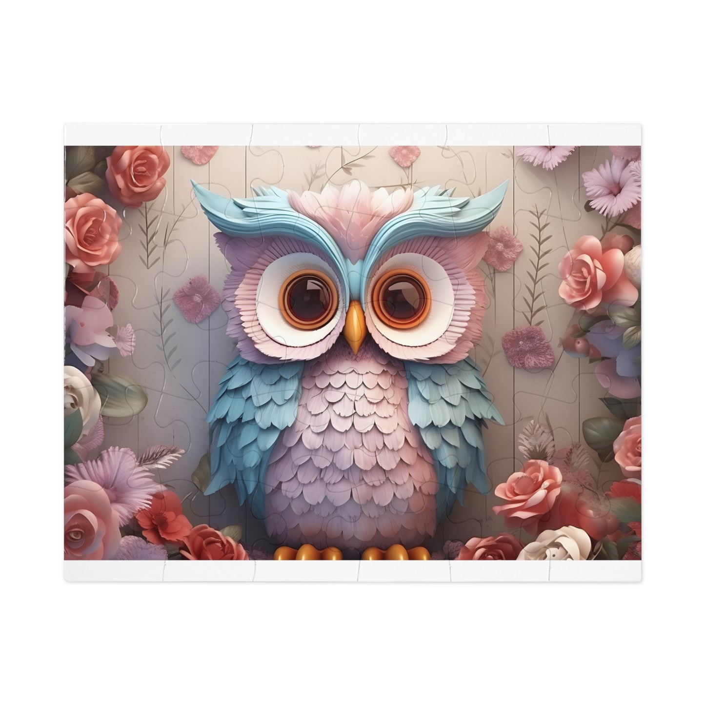 Jigsaw Puzzle, Owl, Personalised/Non-Personalised (30, 110, 252, 500,1000-Piece)