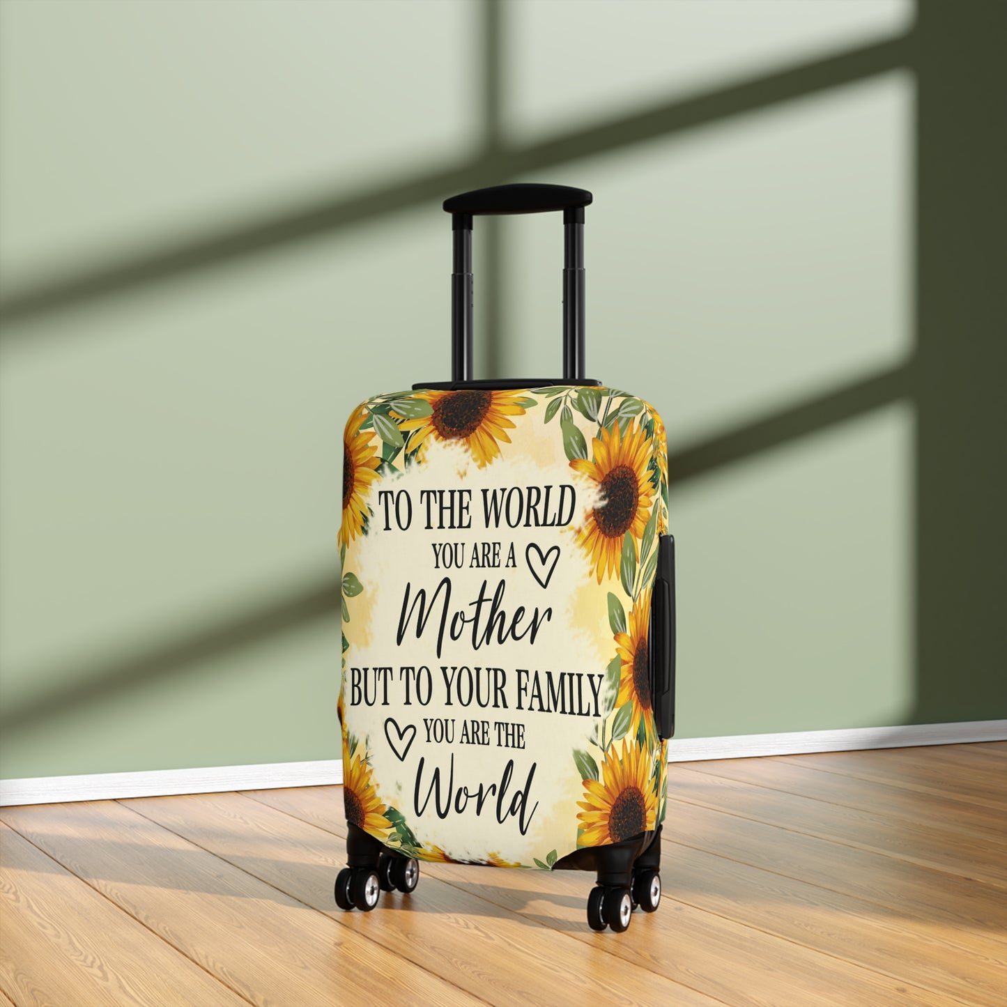 Luggage Cover, To the world you are a Mother but to your family you are the World, awd-527