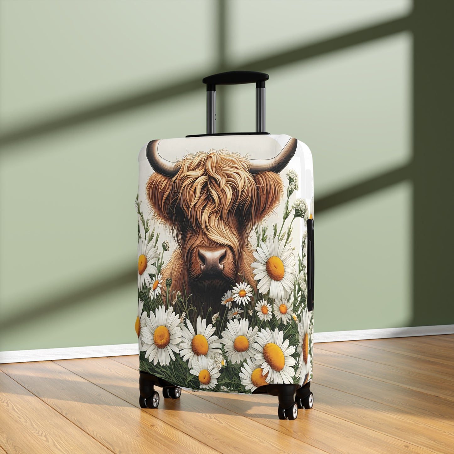 Luggage Cover, Highland Cow, awd-443