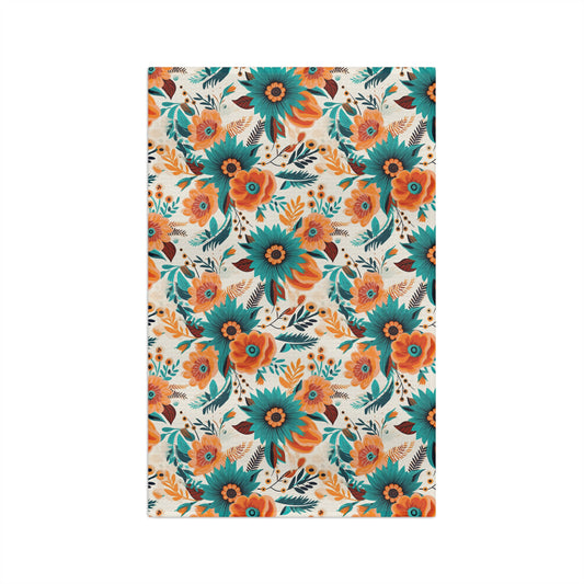 Microfiber Tea Towel Boho Floral