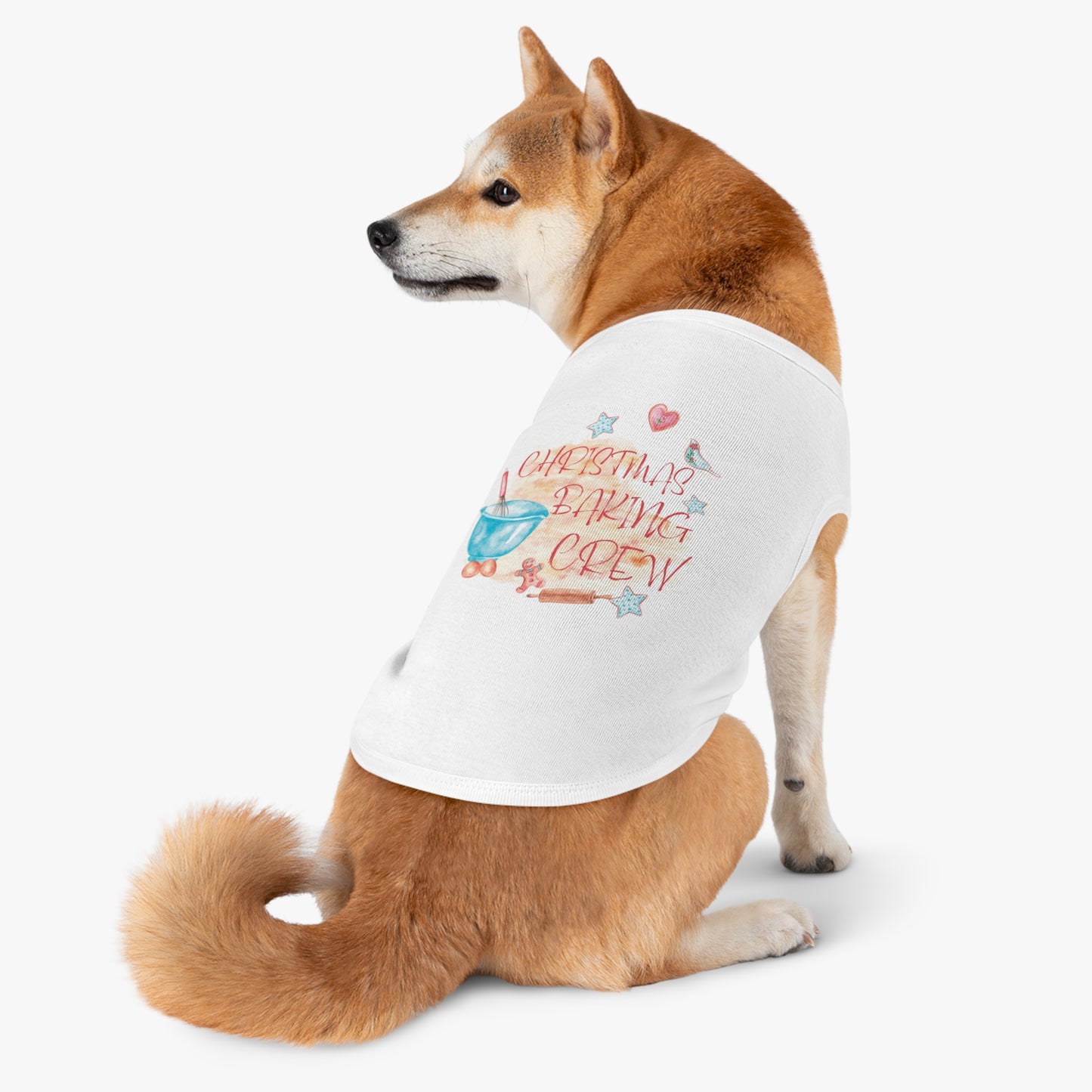 Pet Tank Top, Christmas Baking Crew, Christmas Pet Tank Top