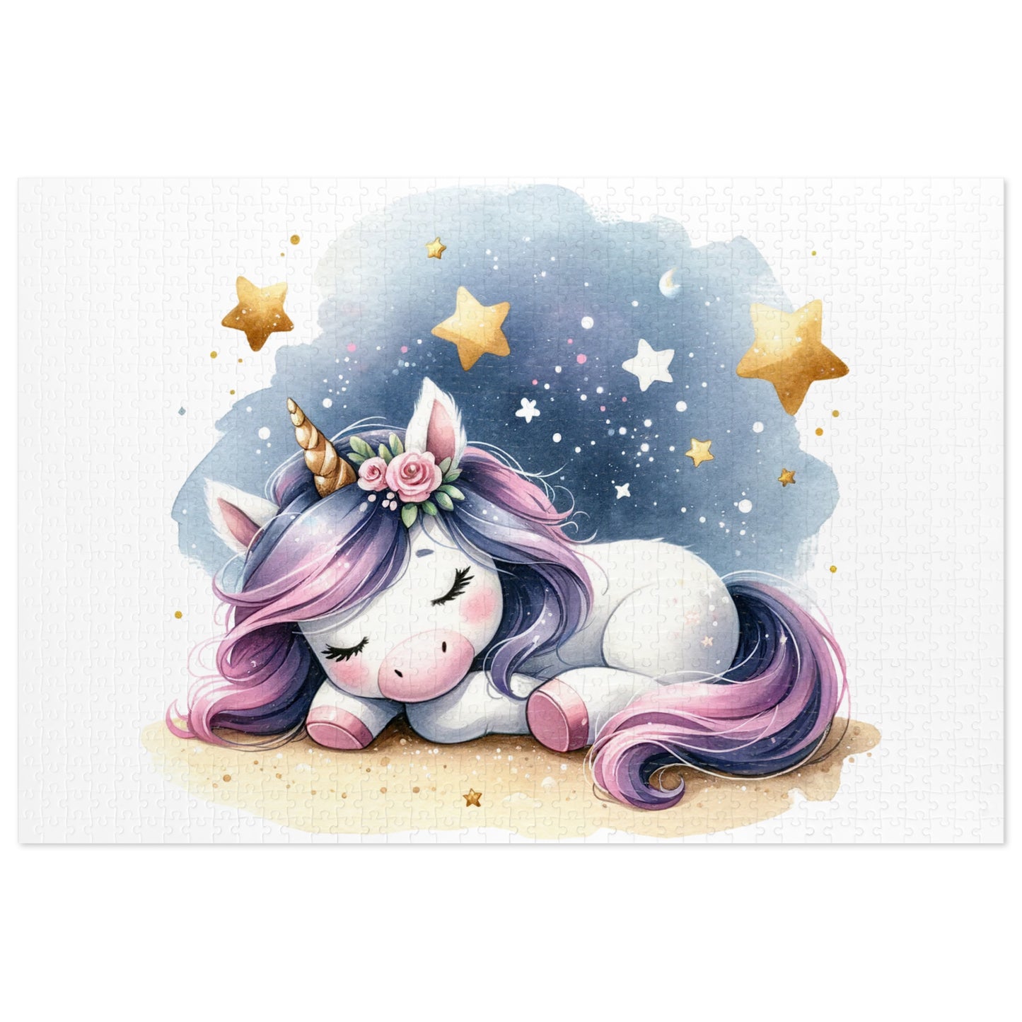 Jigsaw Puzzle, Unicorn, Personalised/Non-Personalised (30, 110, 252, 500,1000-Piece)