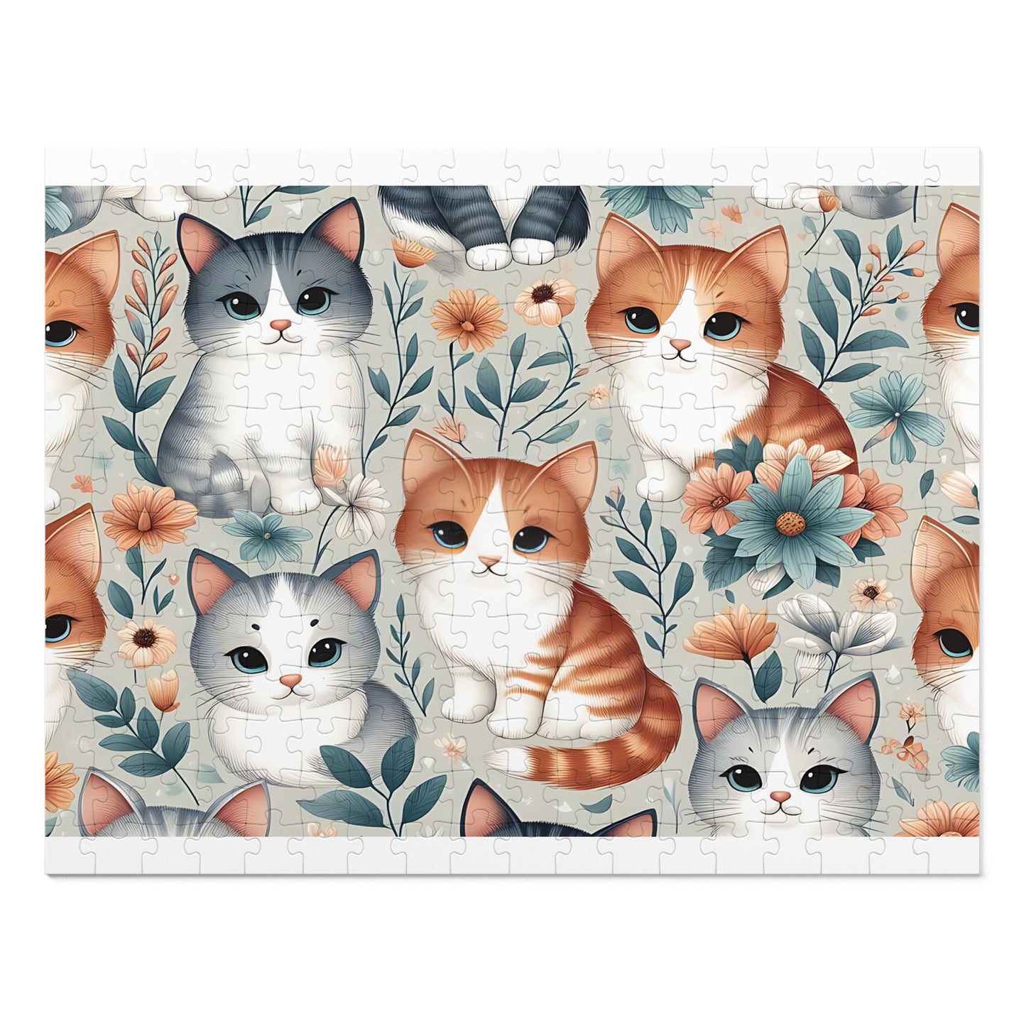 Jigsaw Puzzle, Cats, Personalised/Non-Personalised (30, 110, 252, 500,1000-Piece)