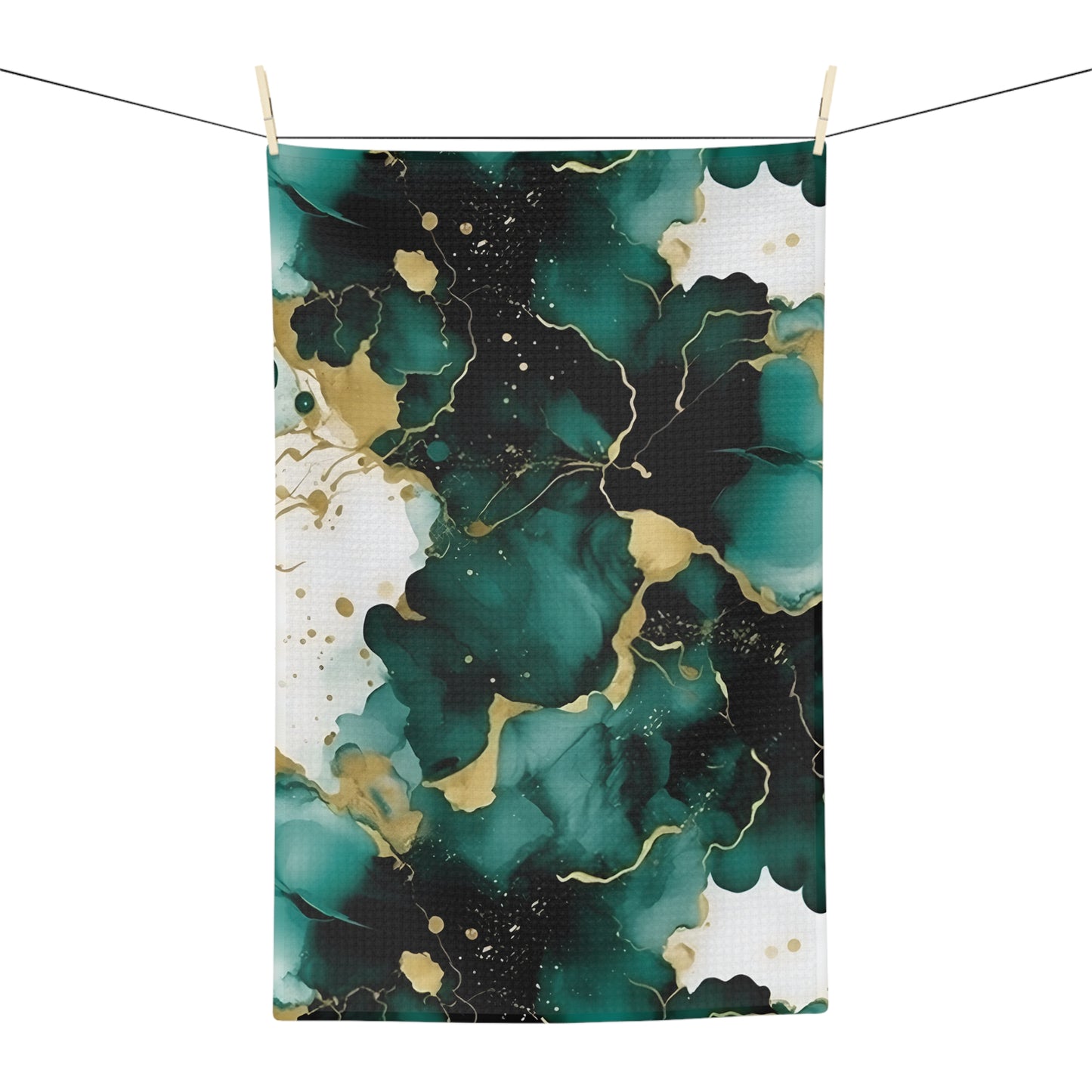 Microfiber Tea Towel Alcohol Ink