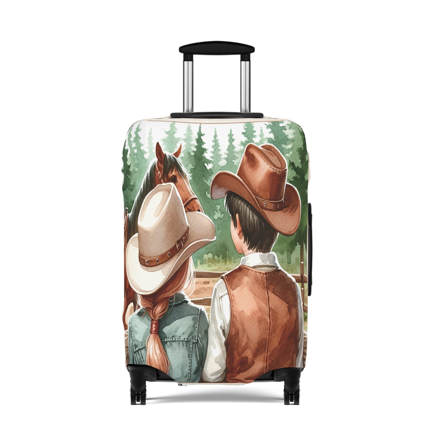 Luggage Cover, Horse, Best friends, awd-1008