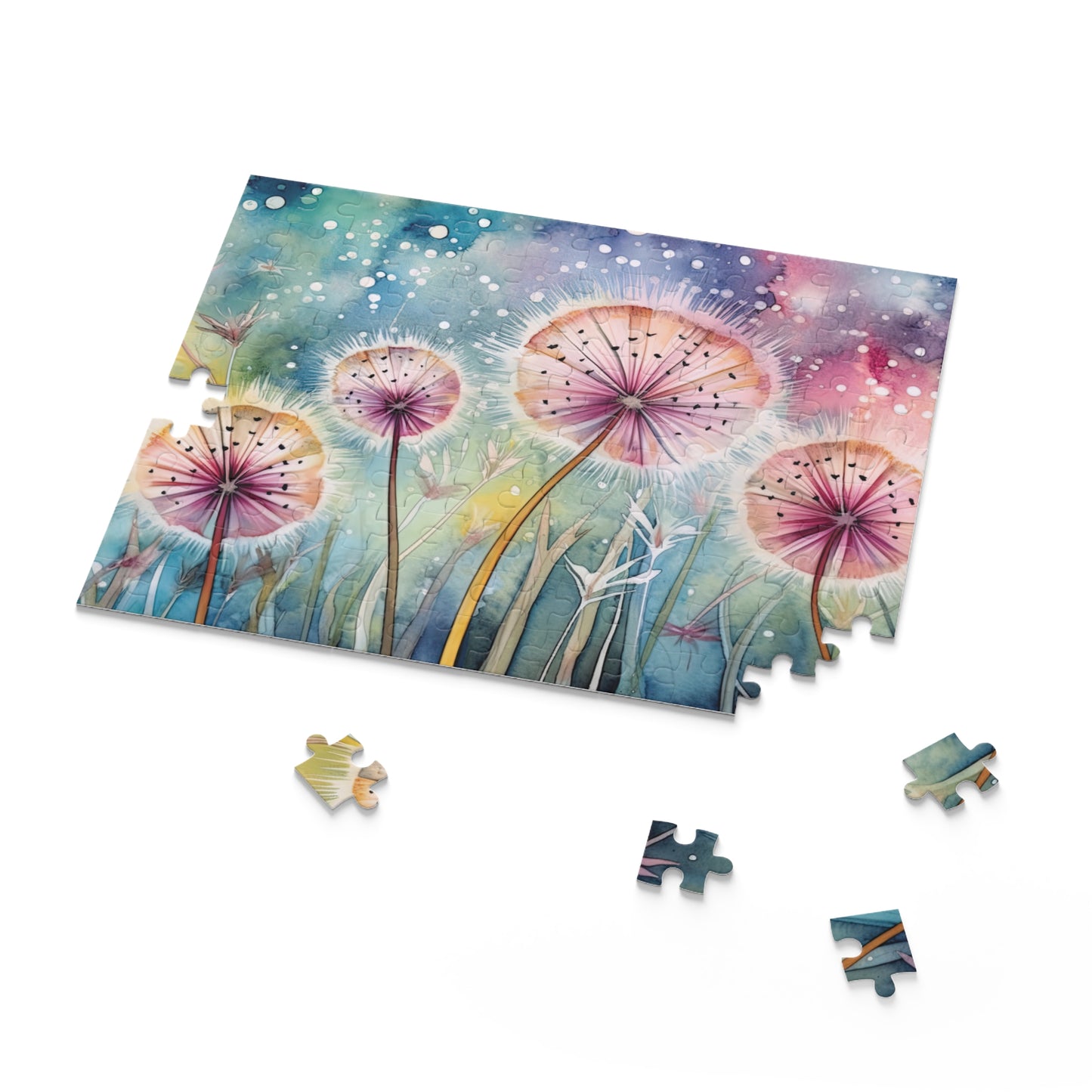 Personalised/Non-Personalised Puzzle, Floral (120, 252, 500-Piece)