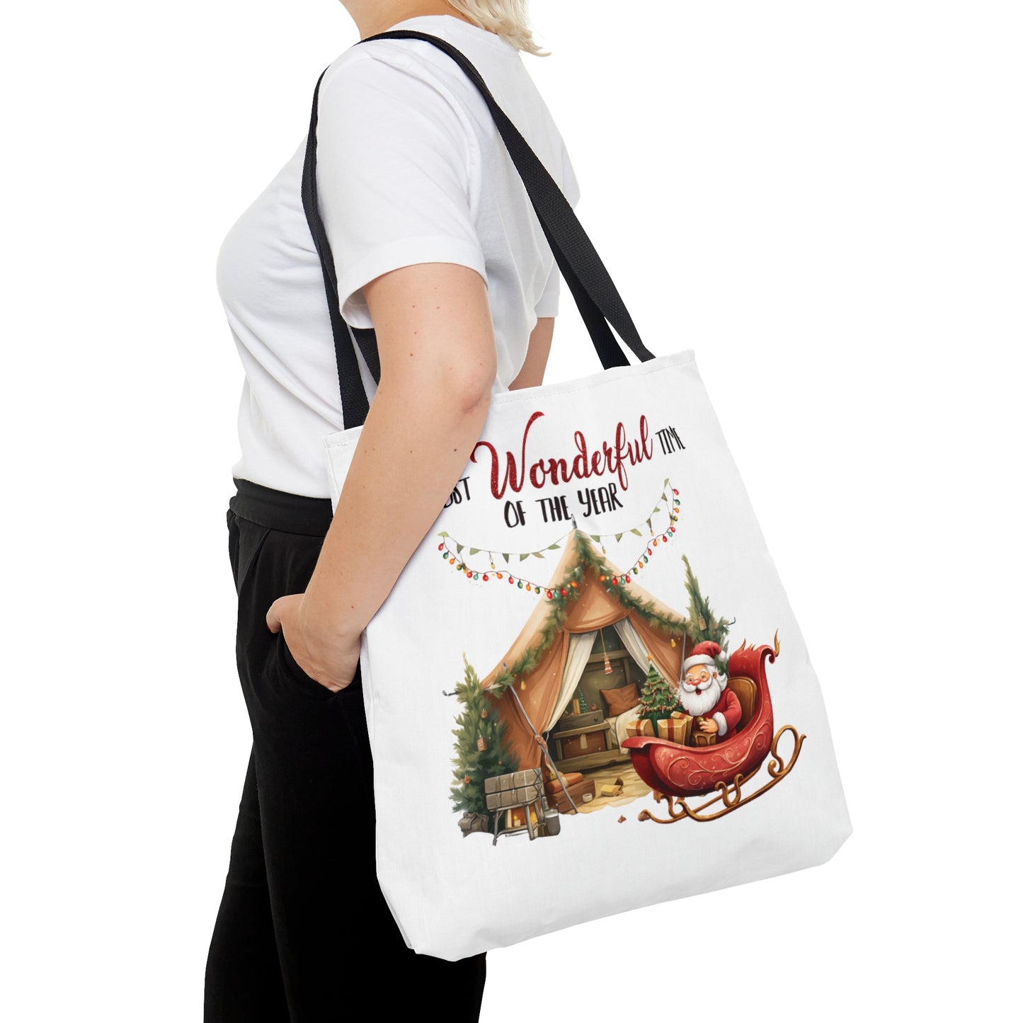 Tote Bag, Christmas, Camper