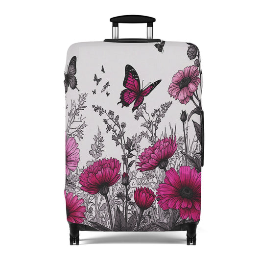 Luggage Cover, Floral and Butterflies, awd-1743