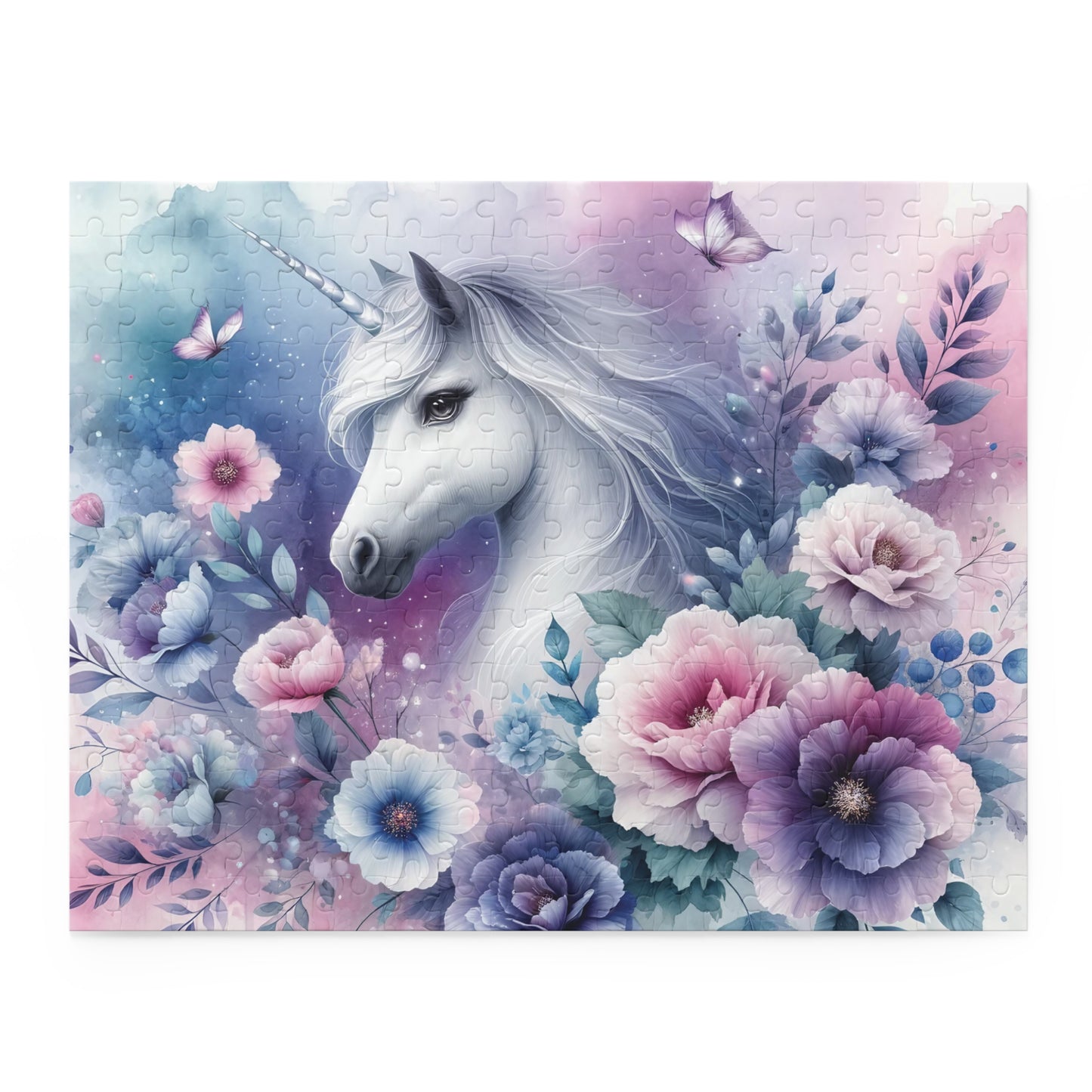 Personalised/Non-Personalised Puzzle, Unicorn (120, 252, 500-Piece)