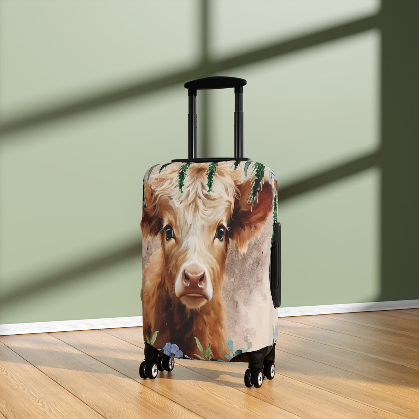 Luggage Cover, Highland Cow, awd-424