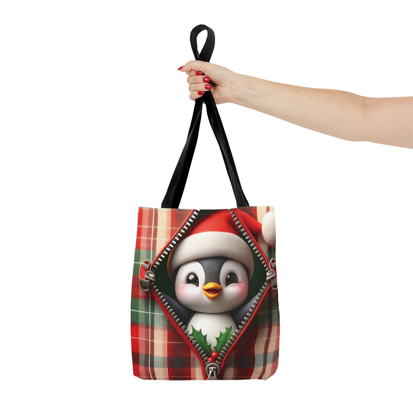 Tote Bag, Christmas, Penguin