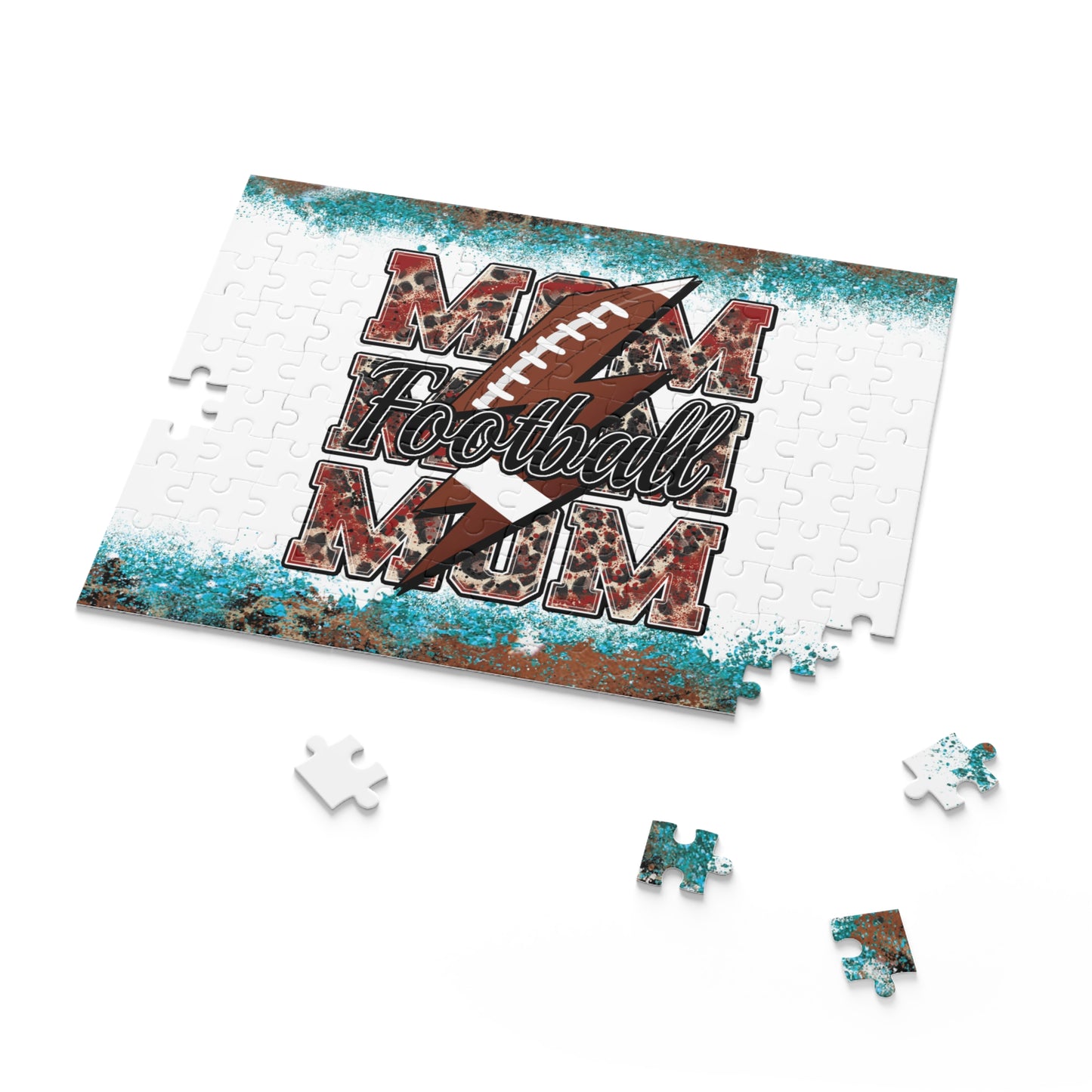 Personalised/Non-Personalised Puzzle, Mum, Mom, Football (120, 252, 500-Piece)