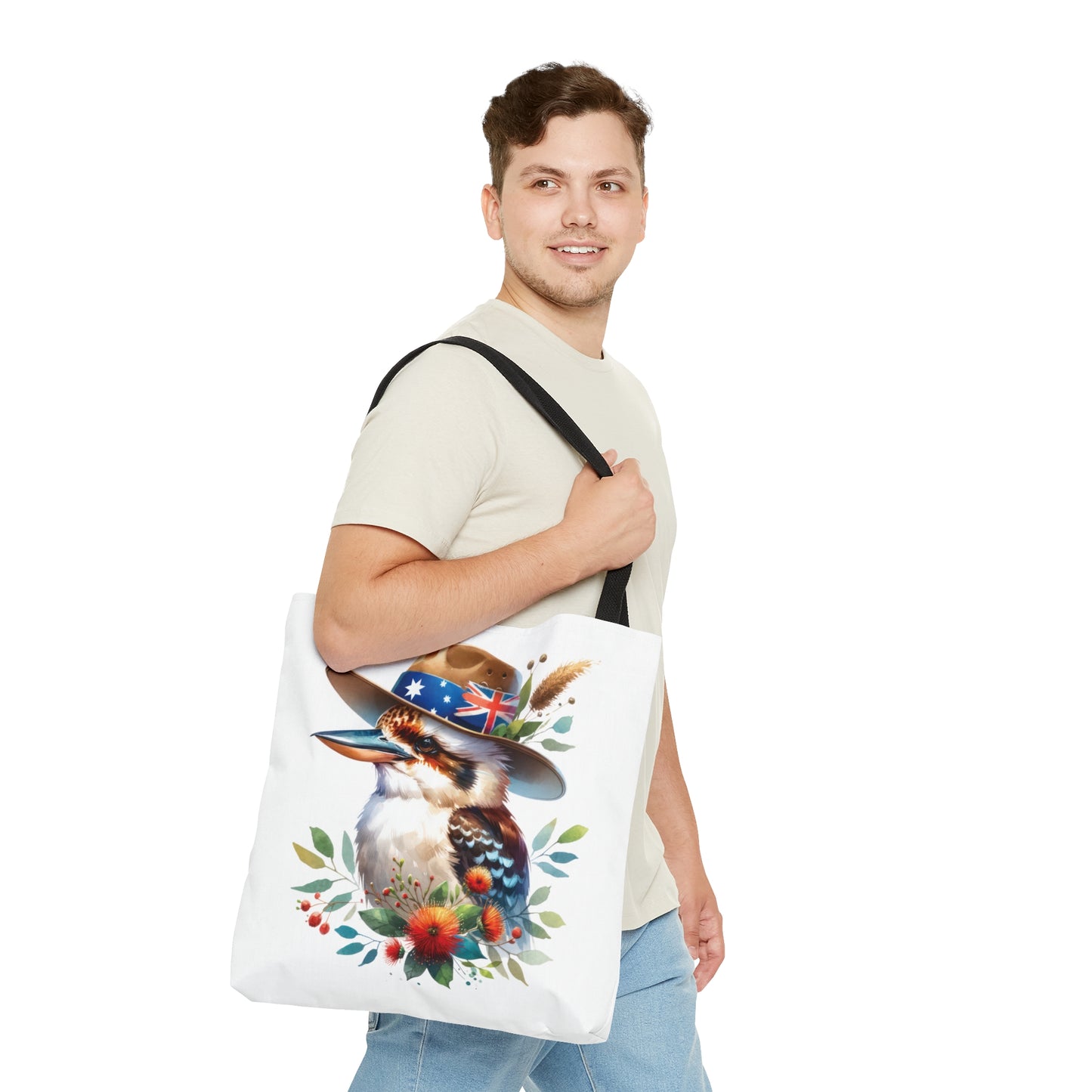 Tote Bag, Australian Animals, Kookaburra, Personalised/Non-Personalised Tote bag