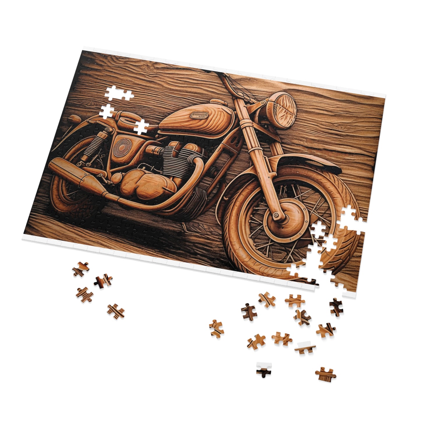 Jigsaw Puzzle, Motorbike, Personalised/Non-Personalised (30, 110, 252, 500,1000-Piece)