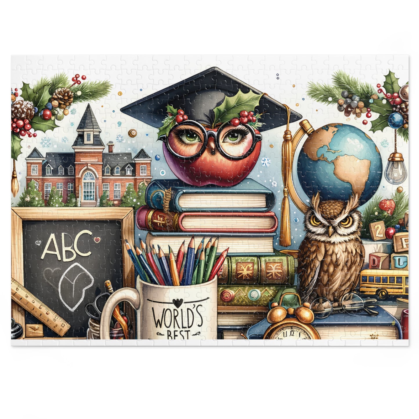 Puzzle Teacher, Personalised/Non-Personalised (30, 110, 252, 500,1000-Piece) awd-660