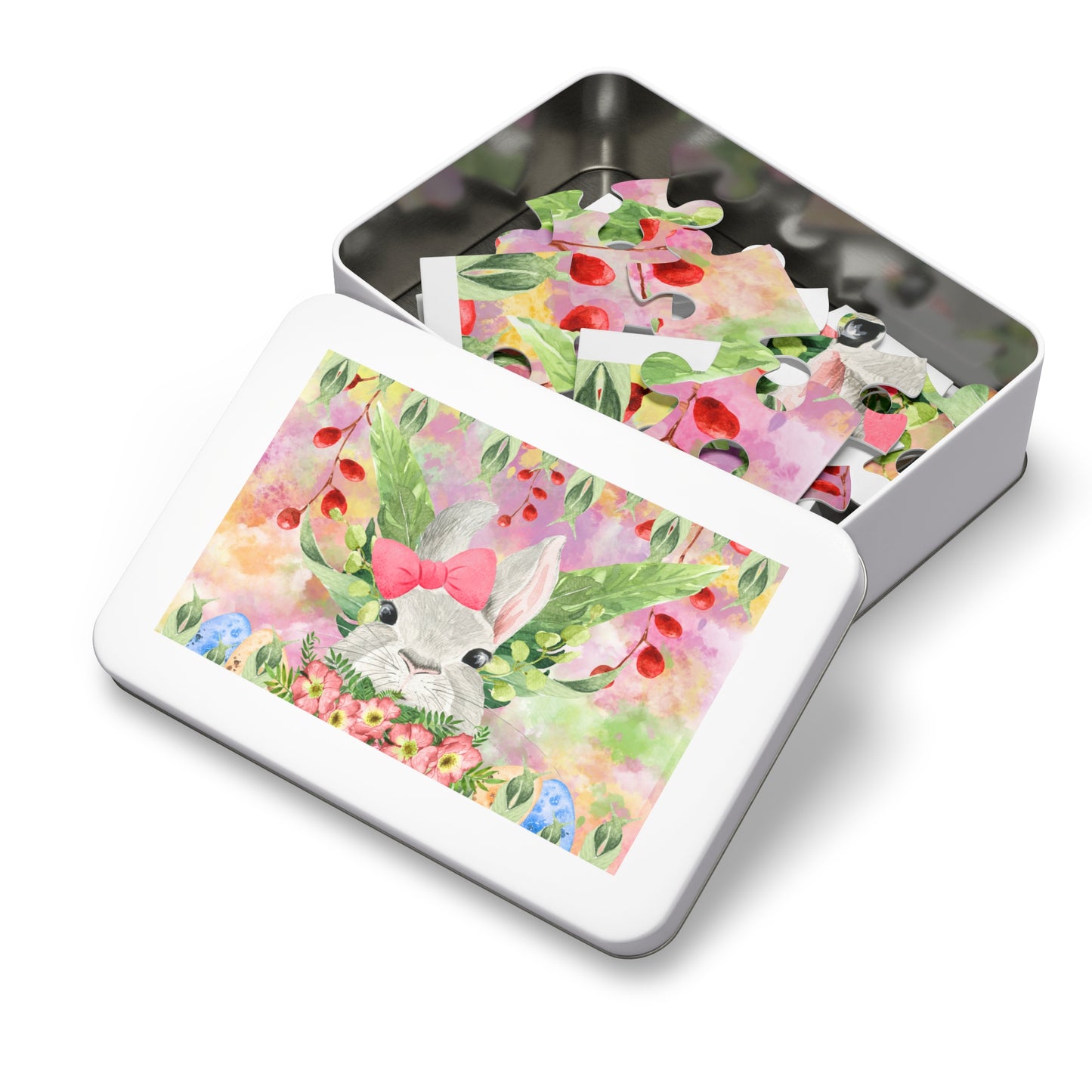 Puzzle, Easter, Rabbit, Personalised/Non-Personalised (30, 110, 252, 500,1000-Piece) awd-630