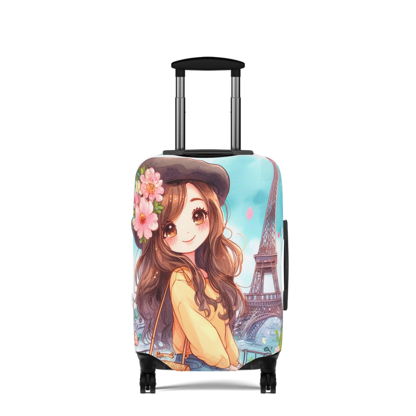 Luggage Cover, Just a Girl Who loves Travelling, awd-2106