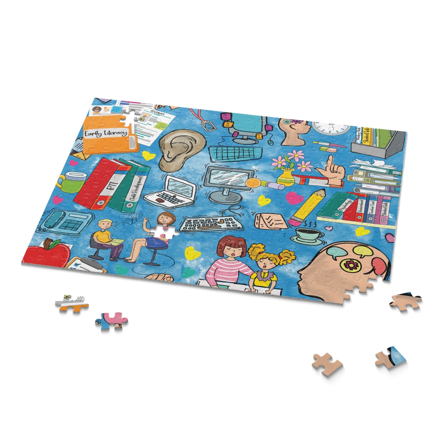 Personalised/Non-Personalised Puzzle, School Psychologist (120, 252, 500-Piece)