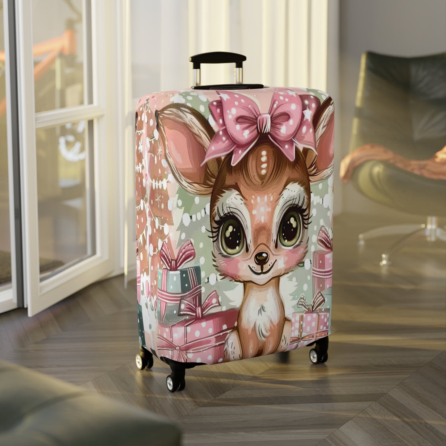 Luggage Cover, Christmas, Deer, awd-3103