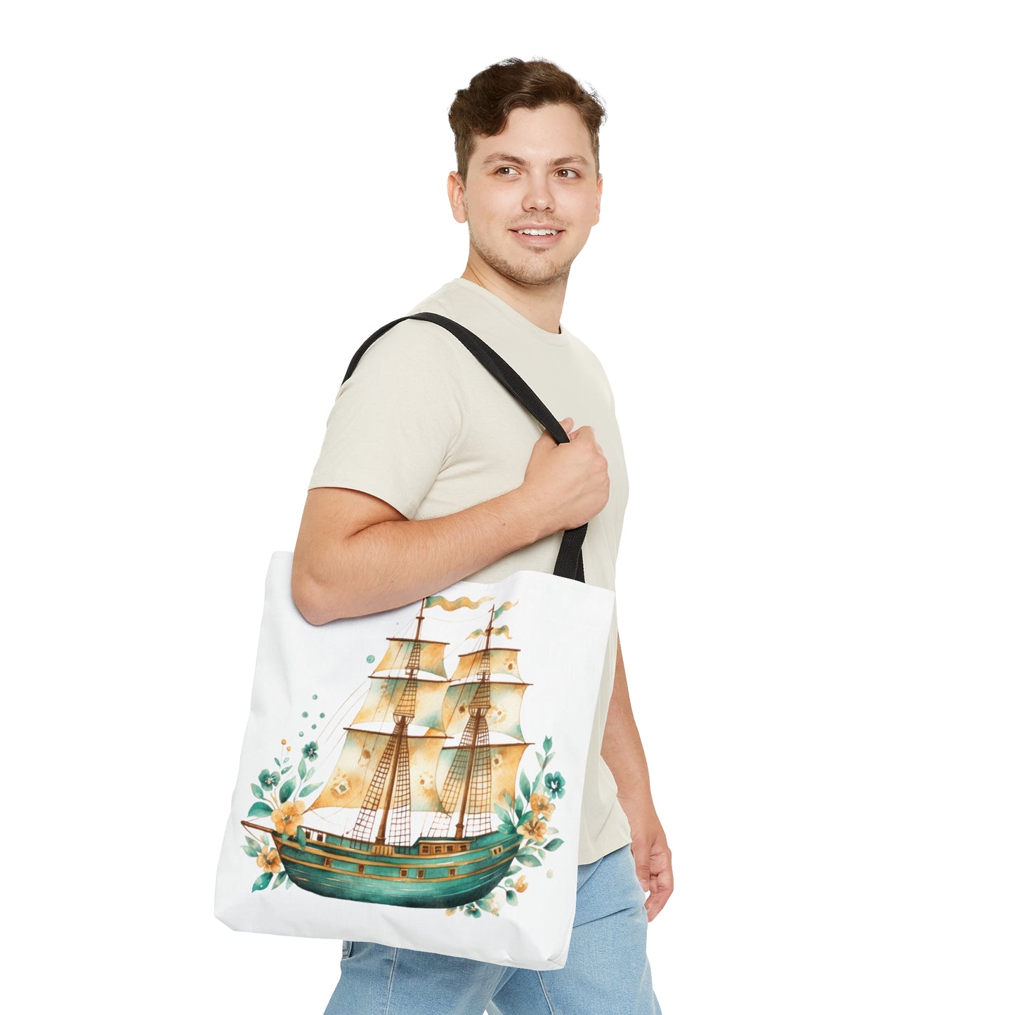 Tote Bag, Nautical bag, Beach Tote Bag