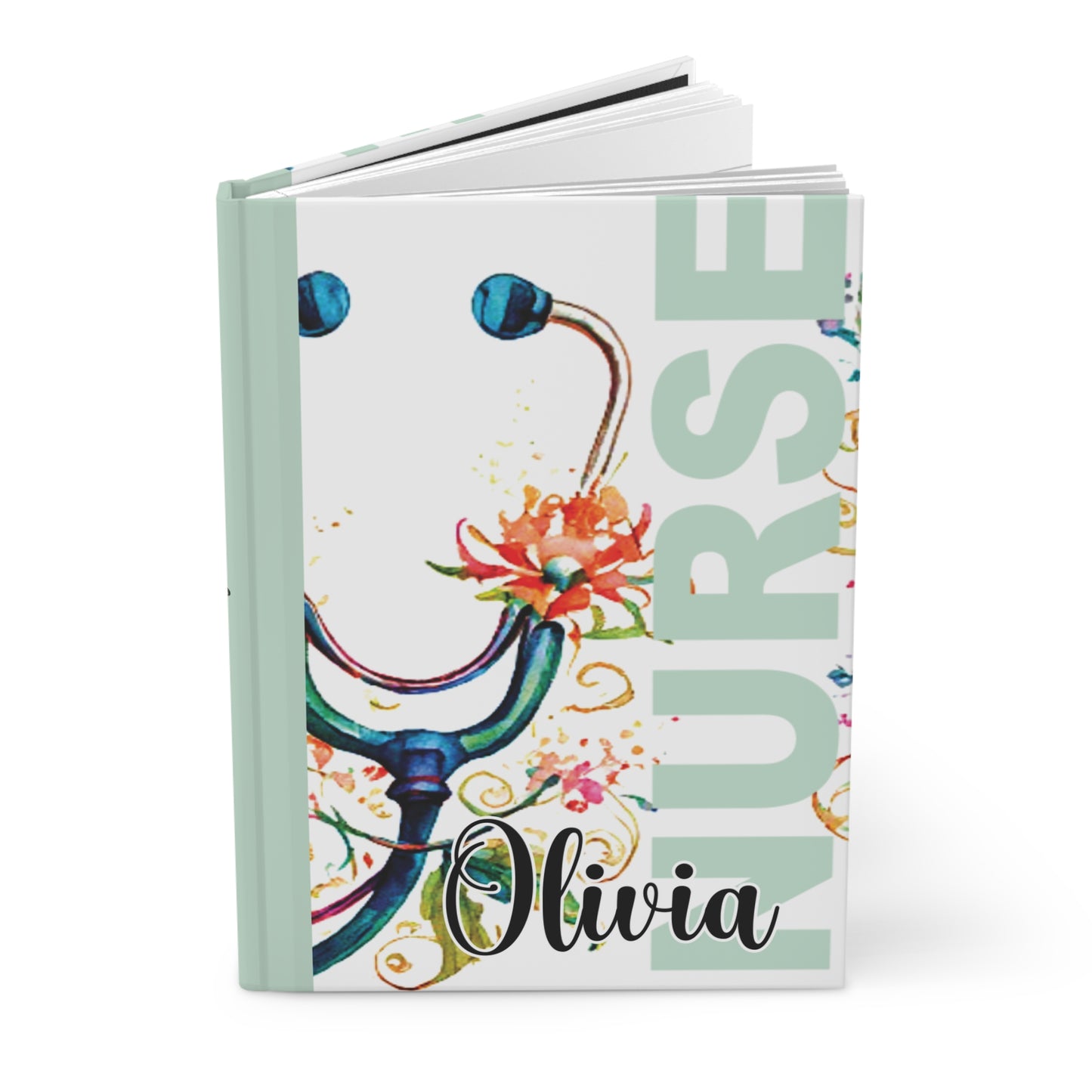 Personalised Hardcover Journal Matte, Nurse, awd-1673