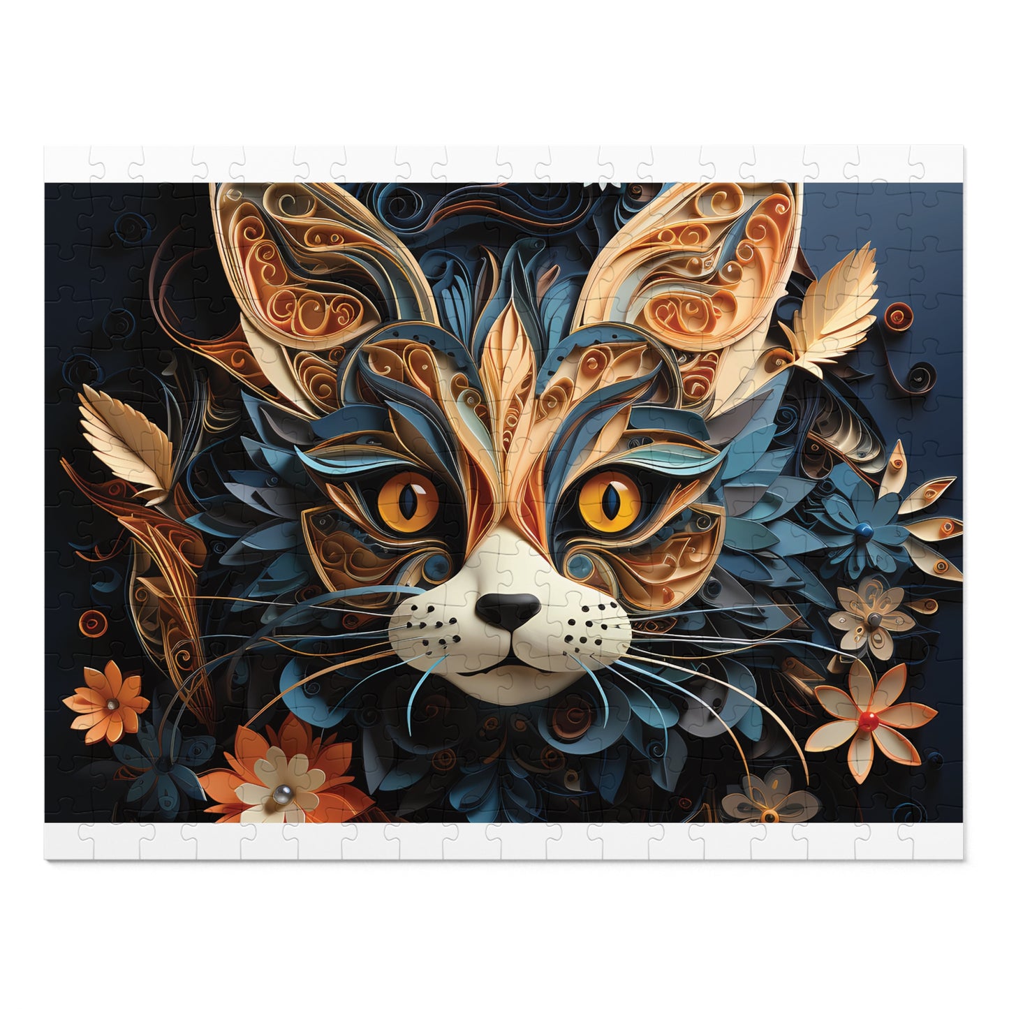 Jigsaw Puzzle, Cat, Personalised/Non-Personalised (30, 110, 252, 500,1000-Piece)