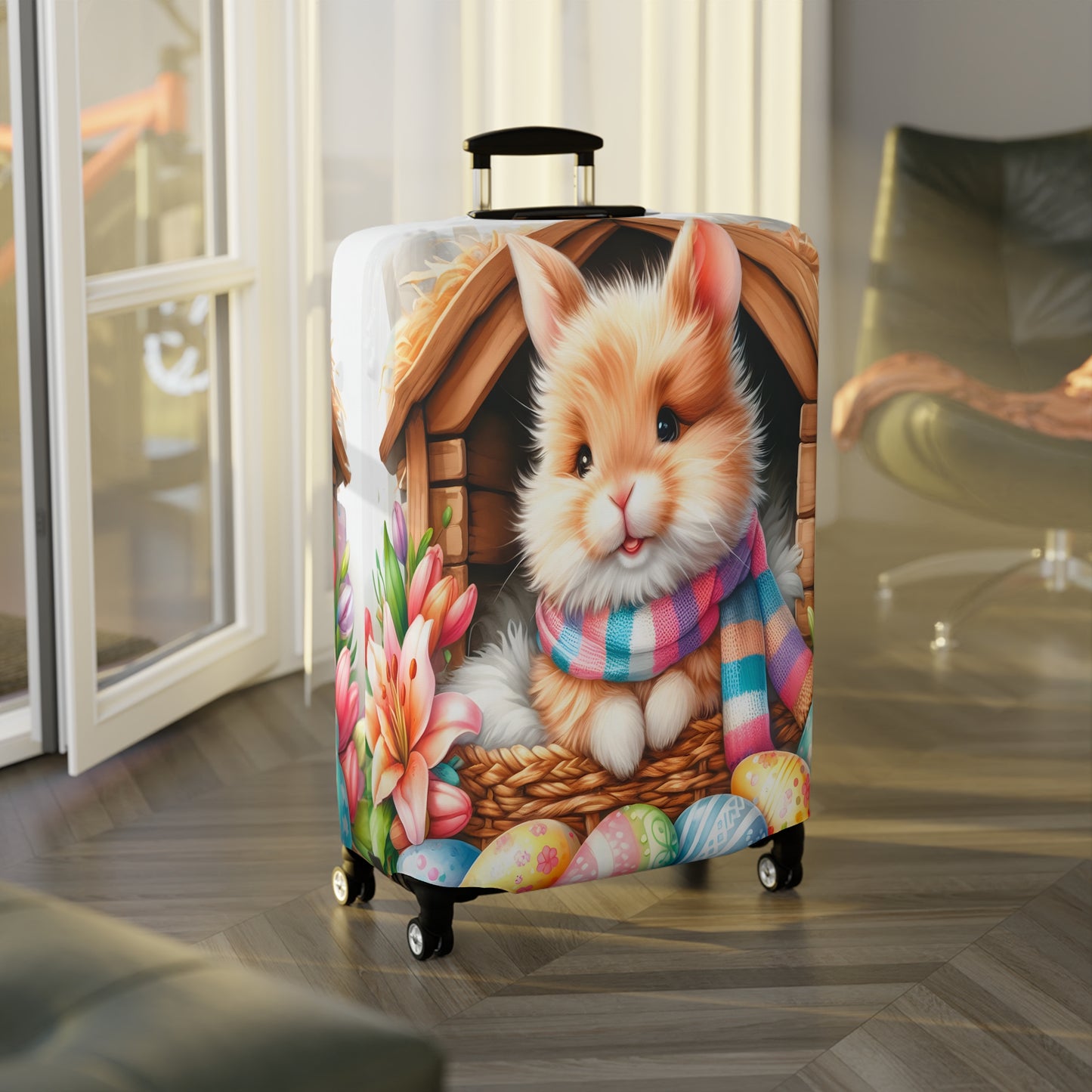 Luggage Cover, Easter, Rabbit, awd-1619