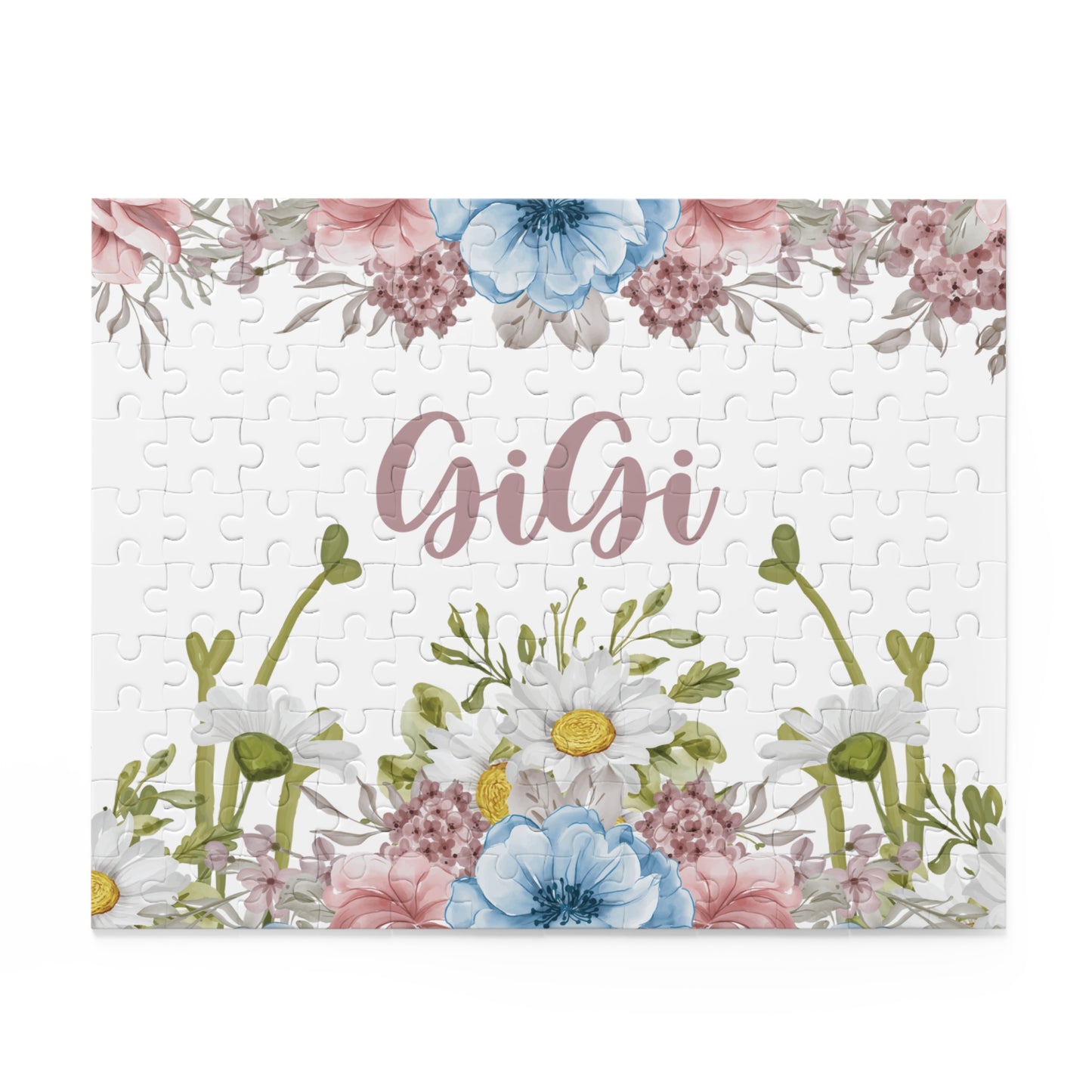 Personalised/Non-Personalised Puzzle, Floral, GiGi (120, 252, 500-Piece)