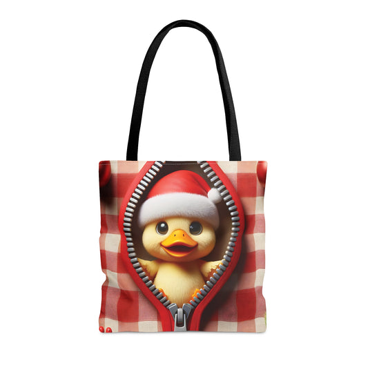 Tote Bag, Christmas Duck