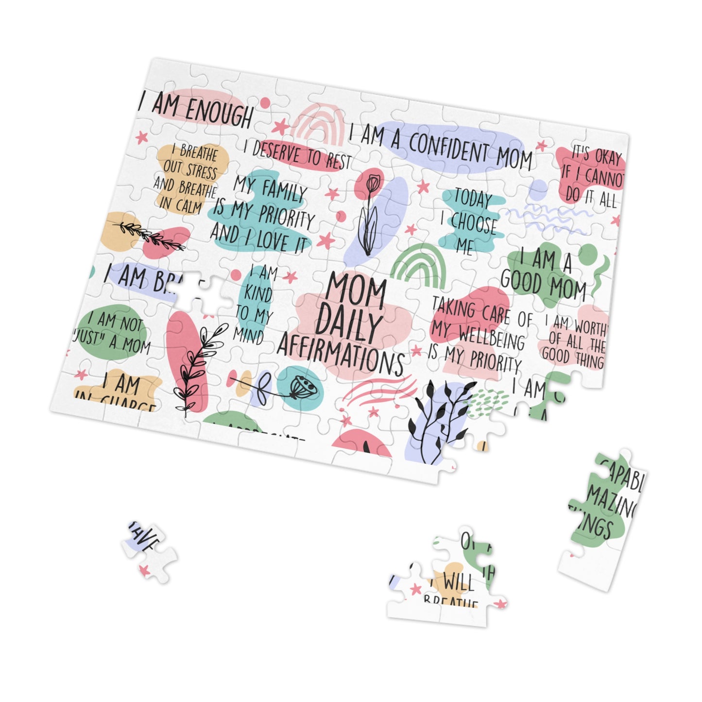 Jigsaw Puzzle in Tin, Affirmations, Mom Personalised/Non-Personalised, awd-1372