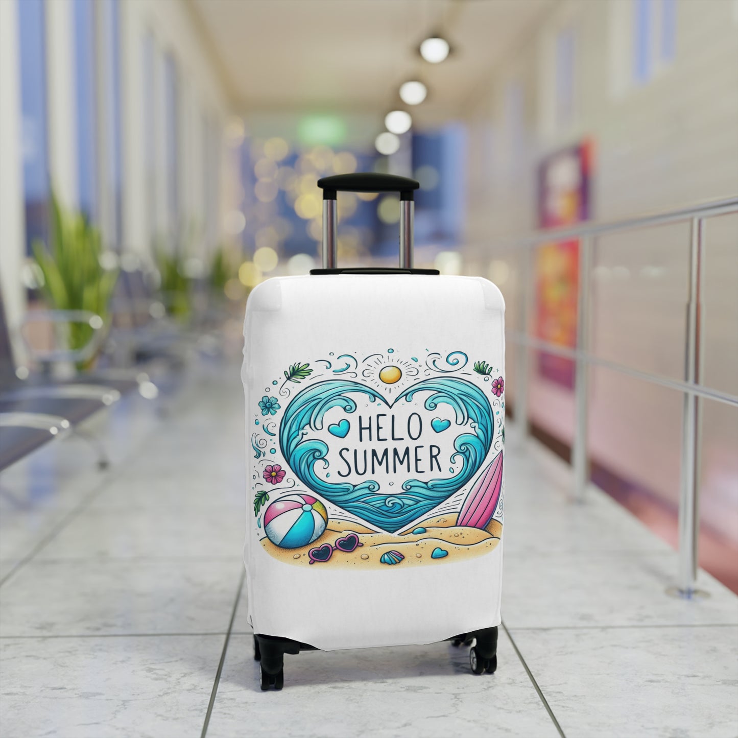 Luggage Cover, Travel, Hello Summer, awd-4017