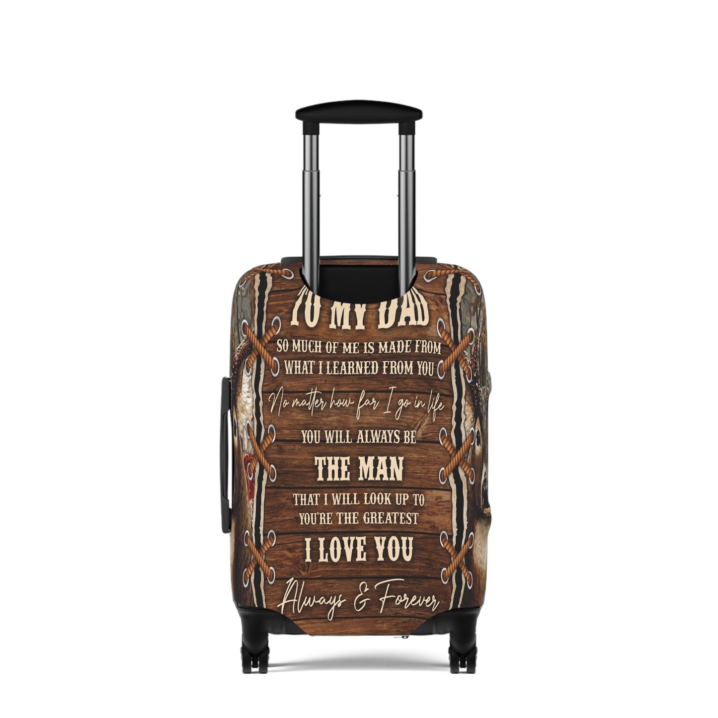 Luggage Cover, Dad Quote, awd-205