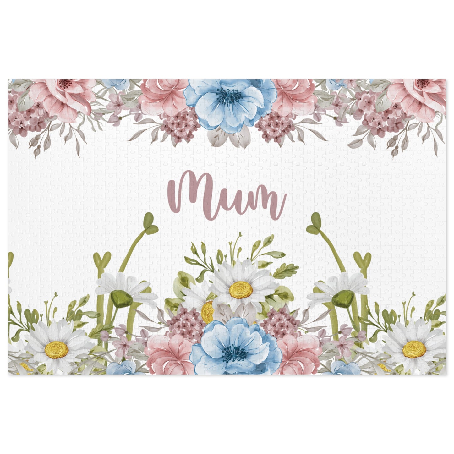 Jigsaw Puzzle, Floral, Mum, Personalised/Non-Personalised (30, 110, 252, 500,1000-Piece)