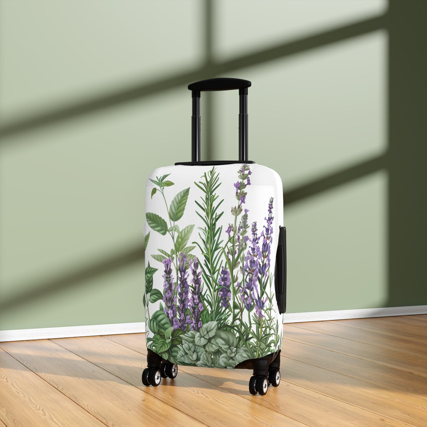 Luggage Cover, Floral, Lavender, awd-3041