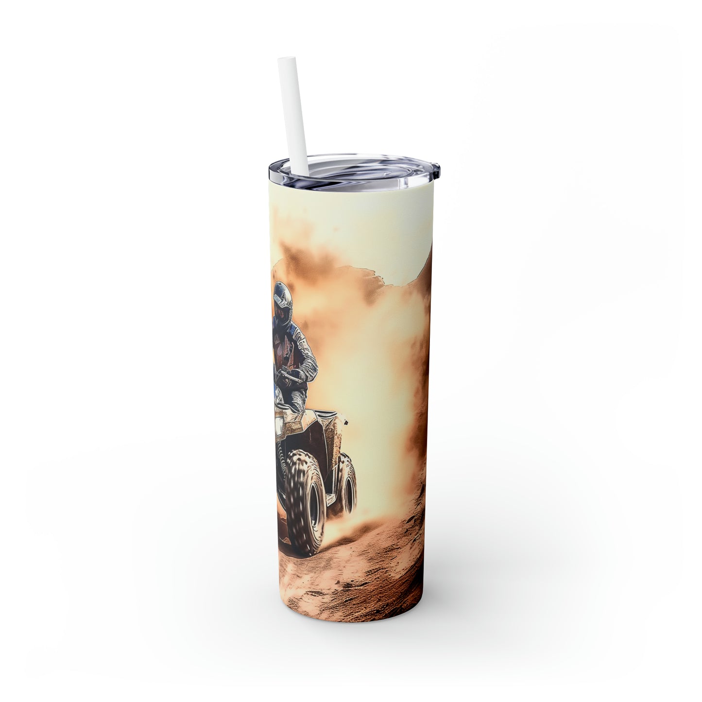 Skinny Tumbler with Straw, 20oz, Atv, awd-350