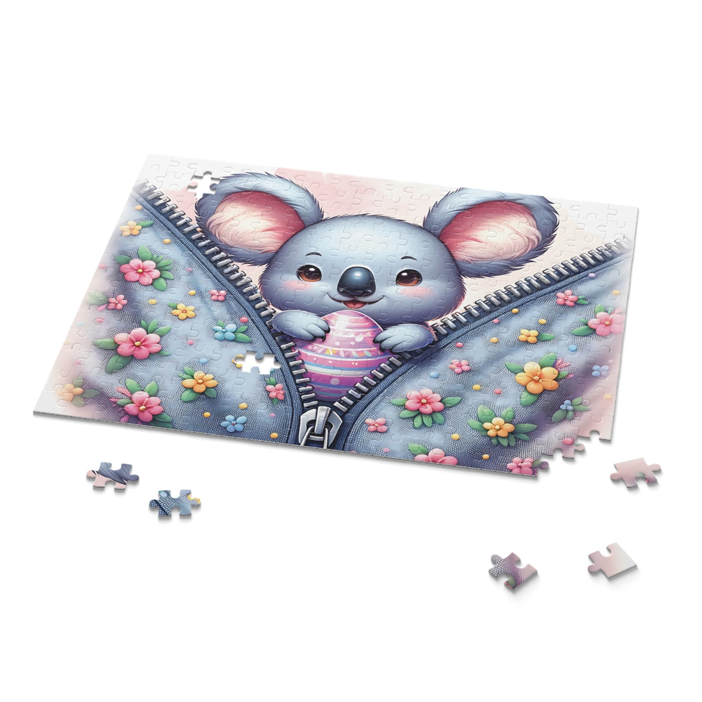 Personalised/Non-Personalised Puzzle, Easter, Koala (120, 252, 500-Piece)