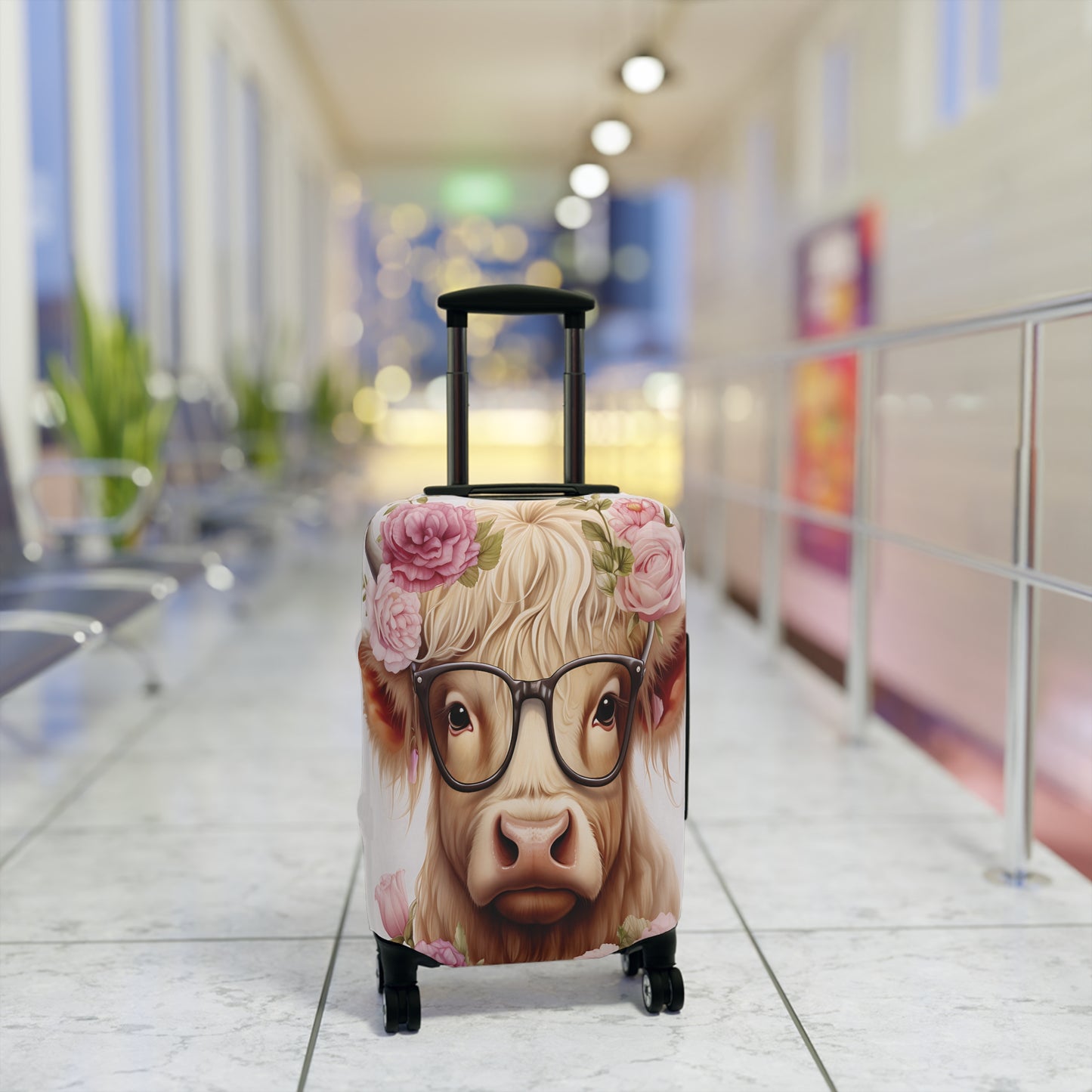 Luggage Cover, Highland Cow, awd-010