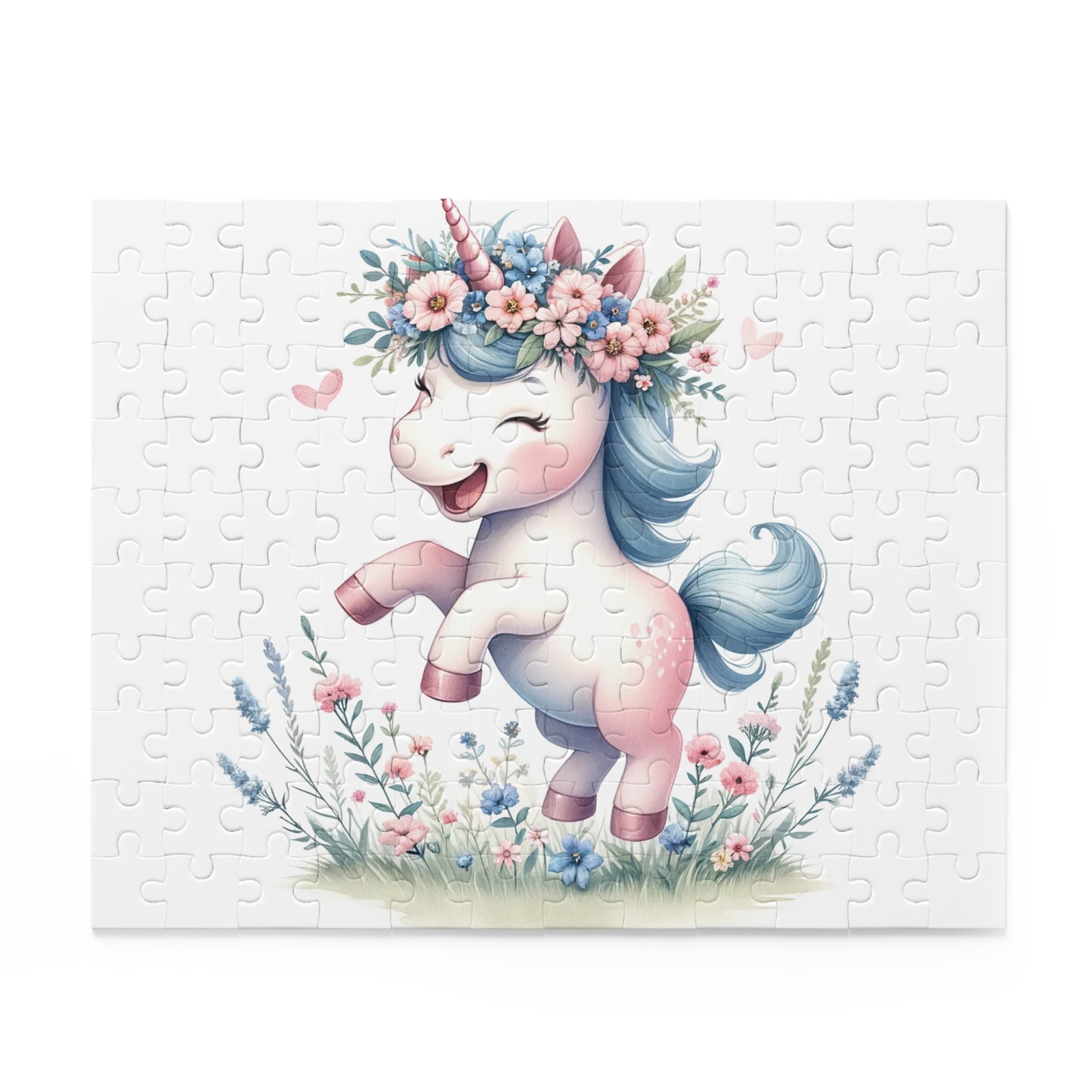 Personalised/Non-Personalised Puzzle, Unicorn (120, 252, 500-Piece)