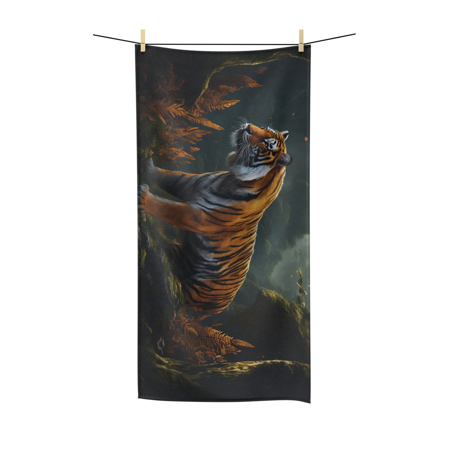 Beach Towel, Tiger, Polycotton Towel