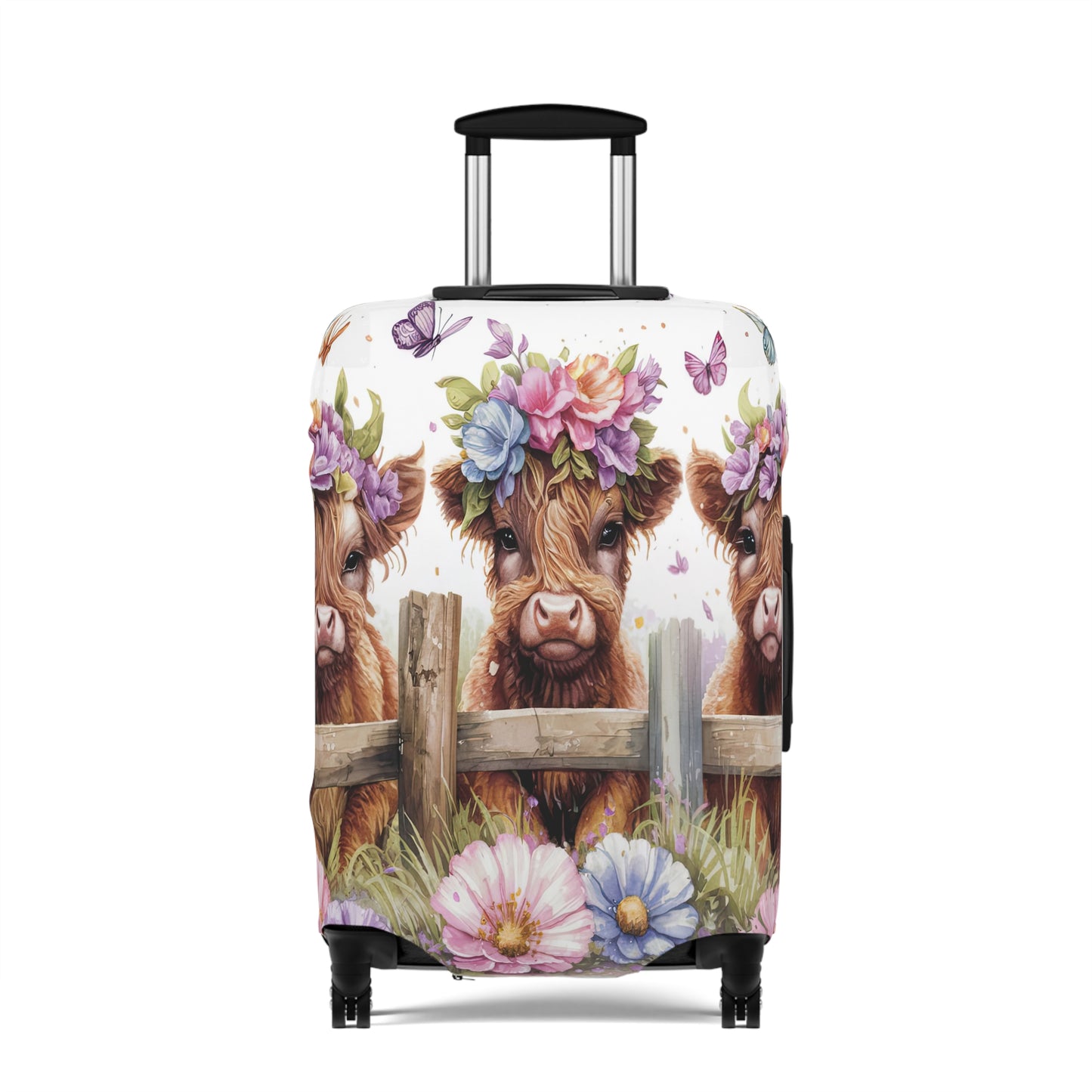 Luggage Cover, Highland Cow, awd-1764