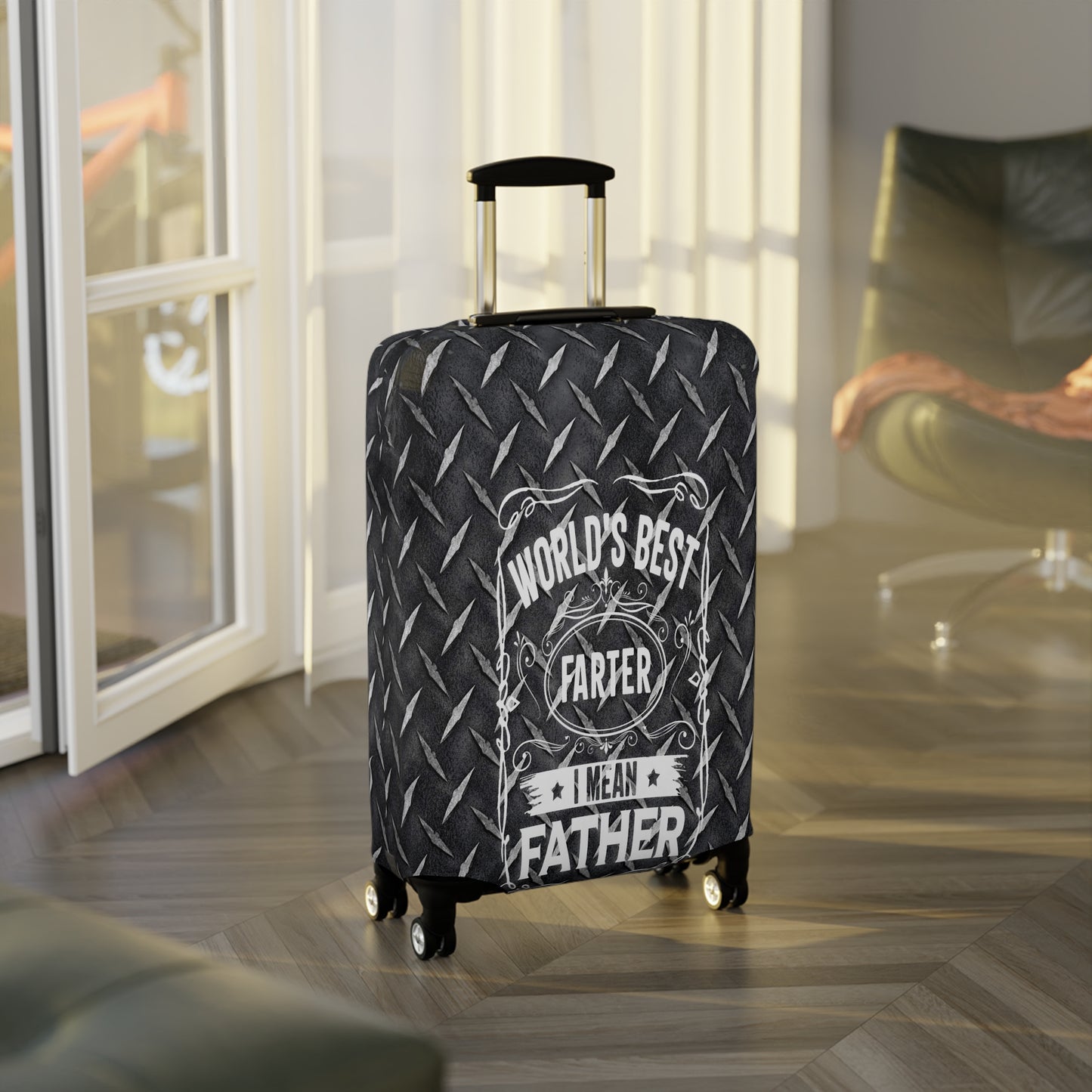 Luggage Cover, World's Best Father, awd-517